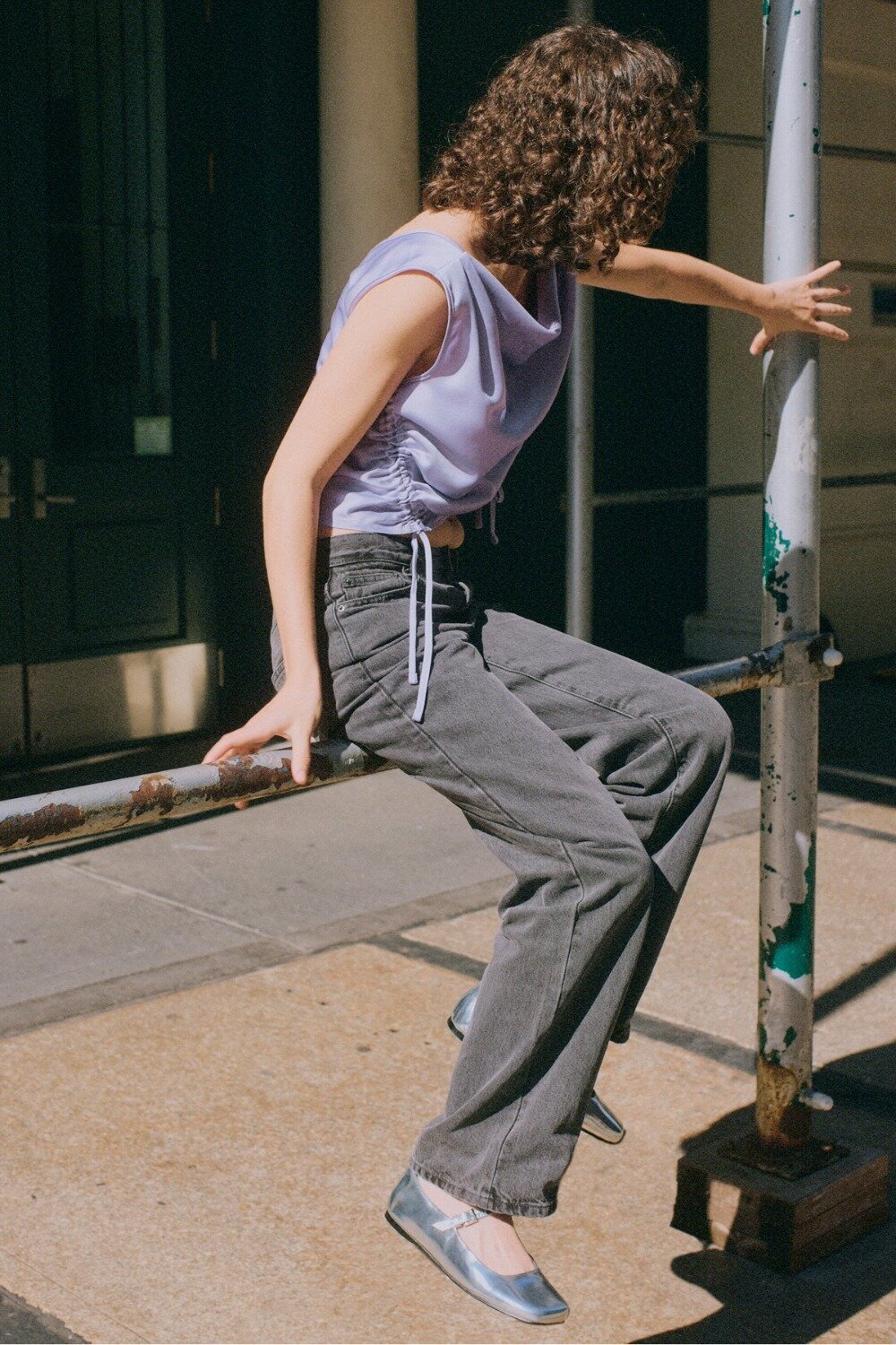  Bronwyn's campaign imagery for a collection of Mary Janes.