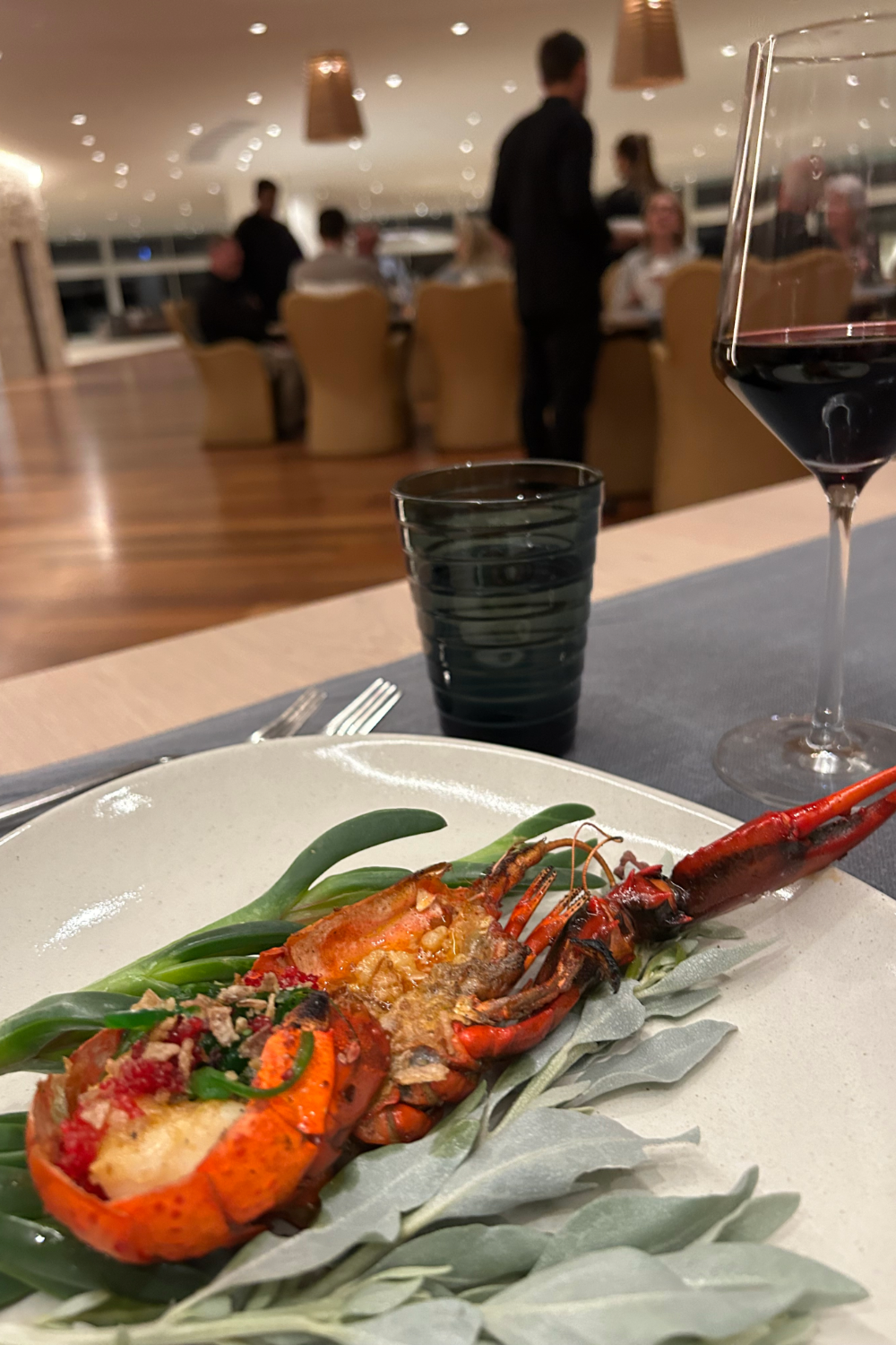 Produce served in the restaurant is sourced as locally as possible, giving guests a unique fine dining experience with a Kangaroo Island flavour. 