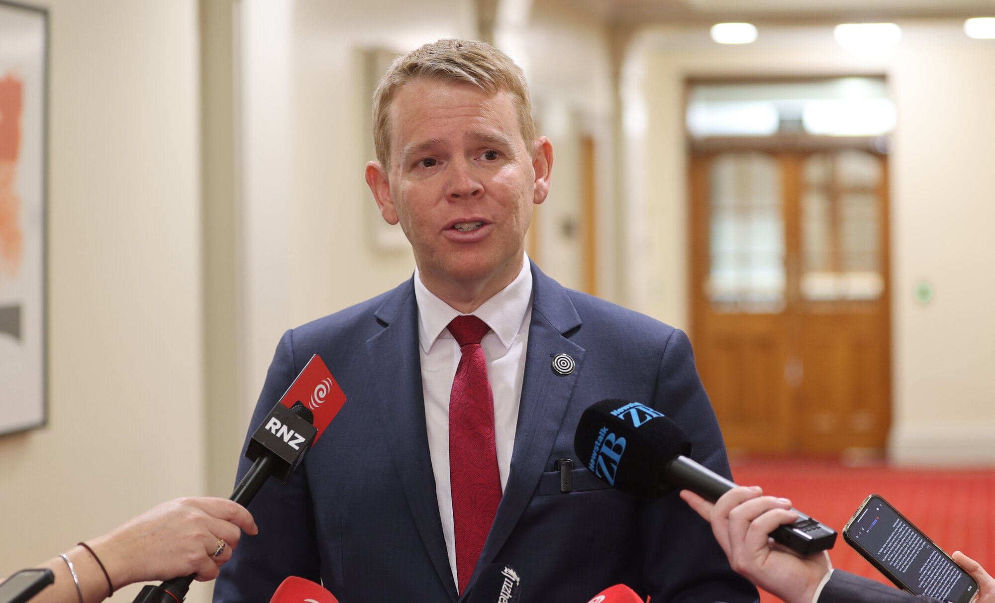 Labour leader Chris Hipkins  hit back. Photo / Mark Mitchell