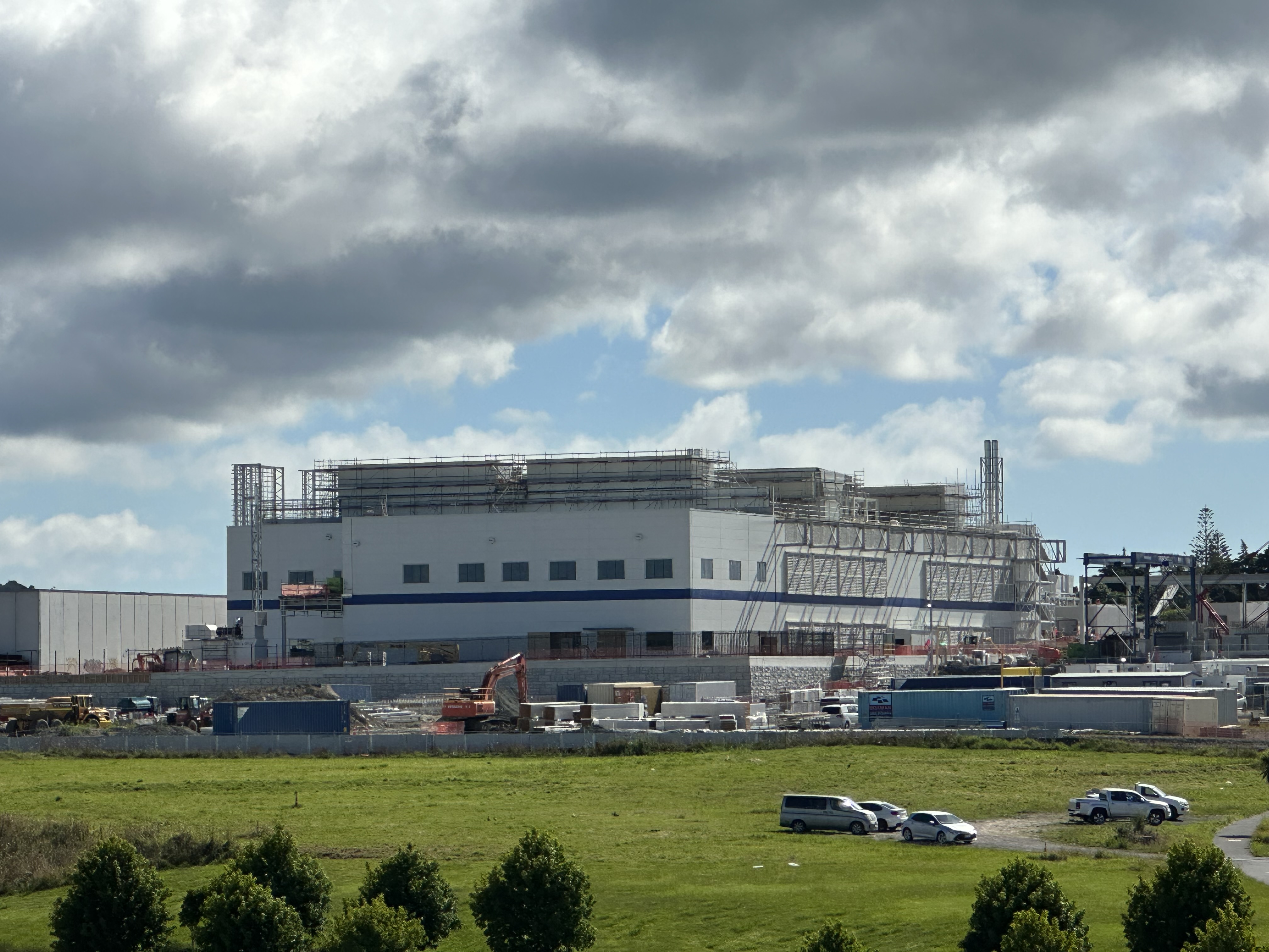 Microsoft's hyperscale data centre at Westgate, northwest Auckland, due to go online later this year. Photo / Chris Keall
