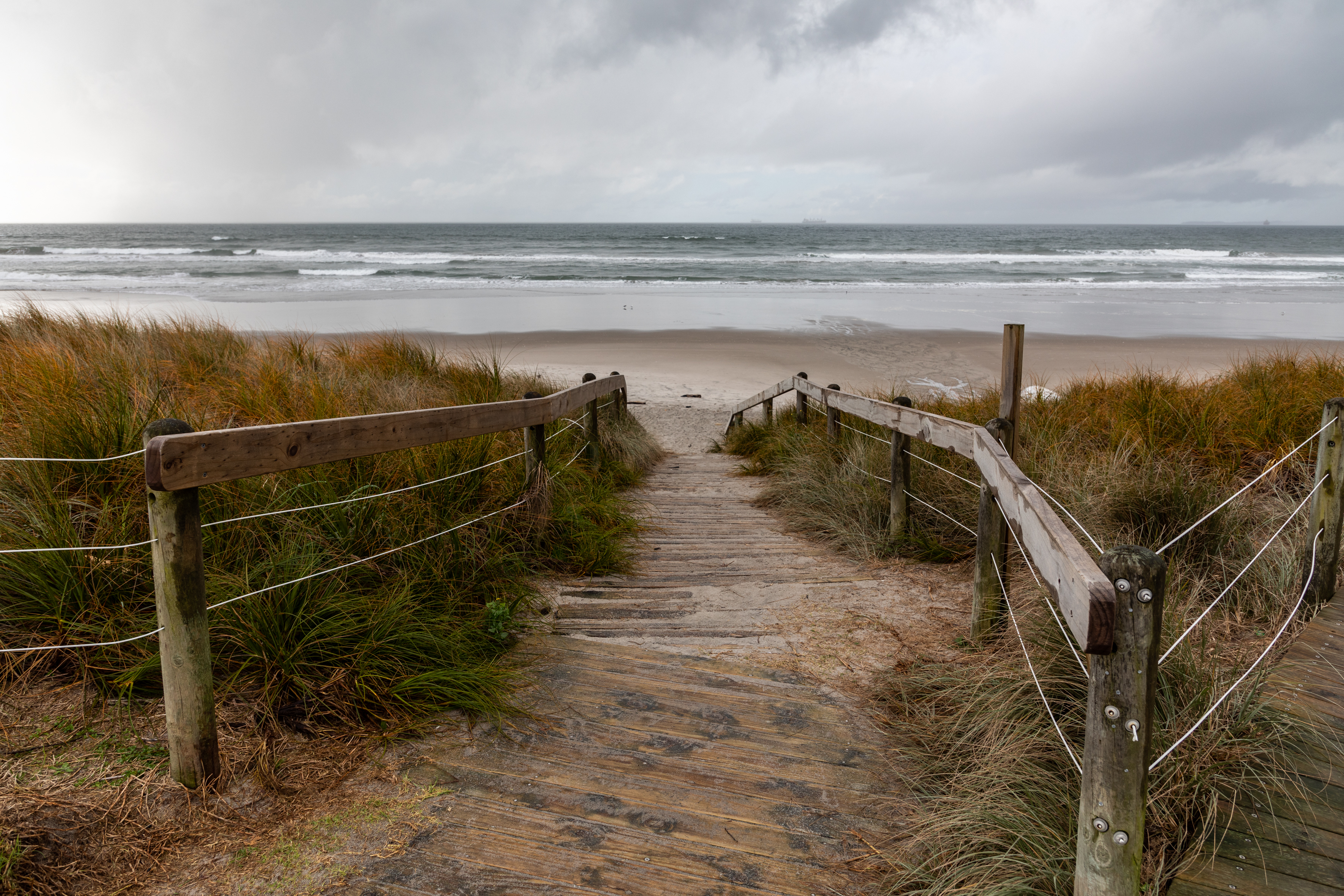 The Mount Maunganui beach section where Tauranga man Kerry Huggard drowned in February. Photo / Alex Cairns