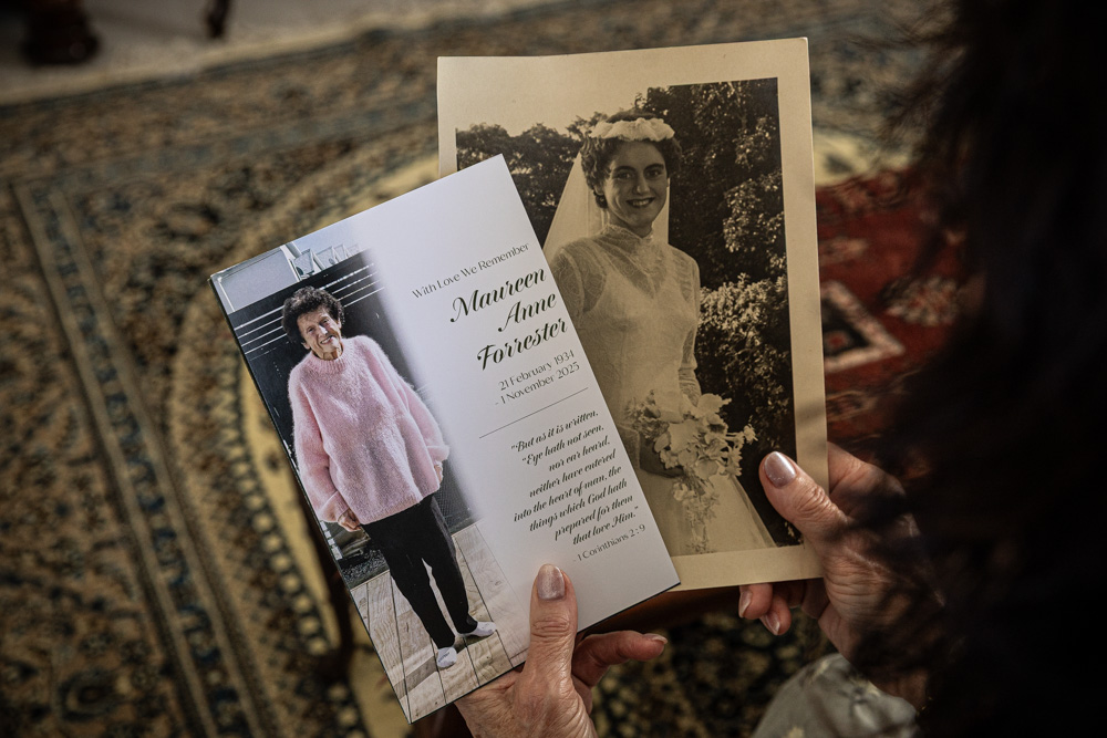 Maureen Forrester, 91, suffered a serious fall in her Hobsonville home in September. She died last month. Photo / Jason Dorday