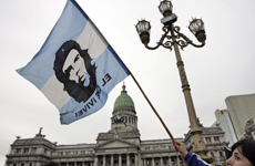 The anniversary of Che Guevara's death was marked yesterday in Argentina, Cuba and Bolivia. Photo / Reuters
