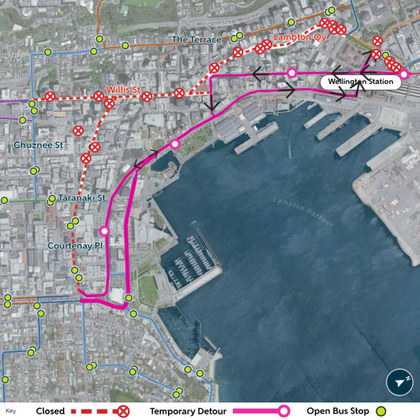 Wellington buses will detour as Hīkoi mō te Tiriti moves to Parliament Grounds. Photo / Metlink