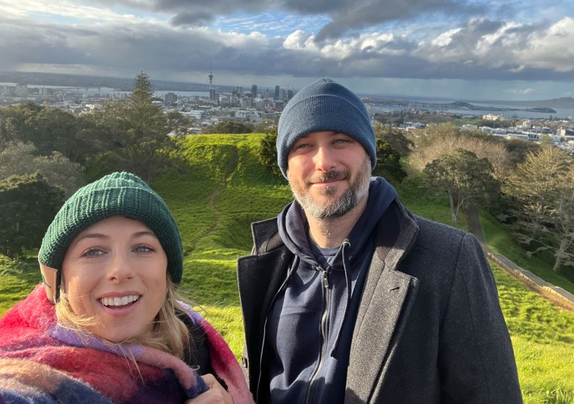 Iliza Shlesinger is in Godzone with her chef husband and their baby daughter. Photo / Supplied