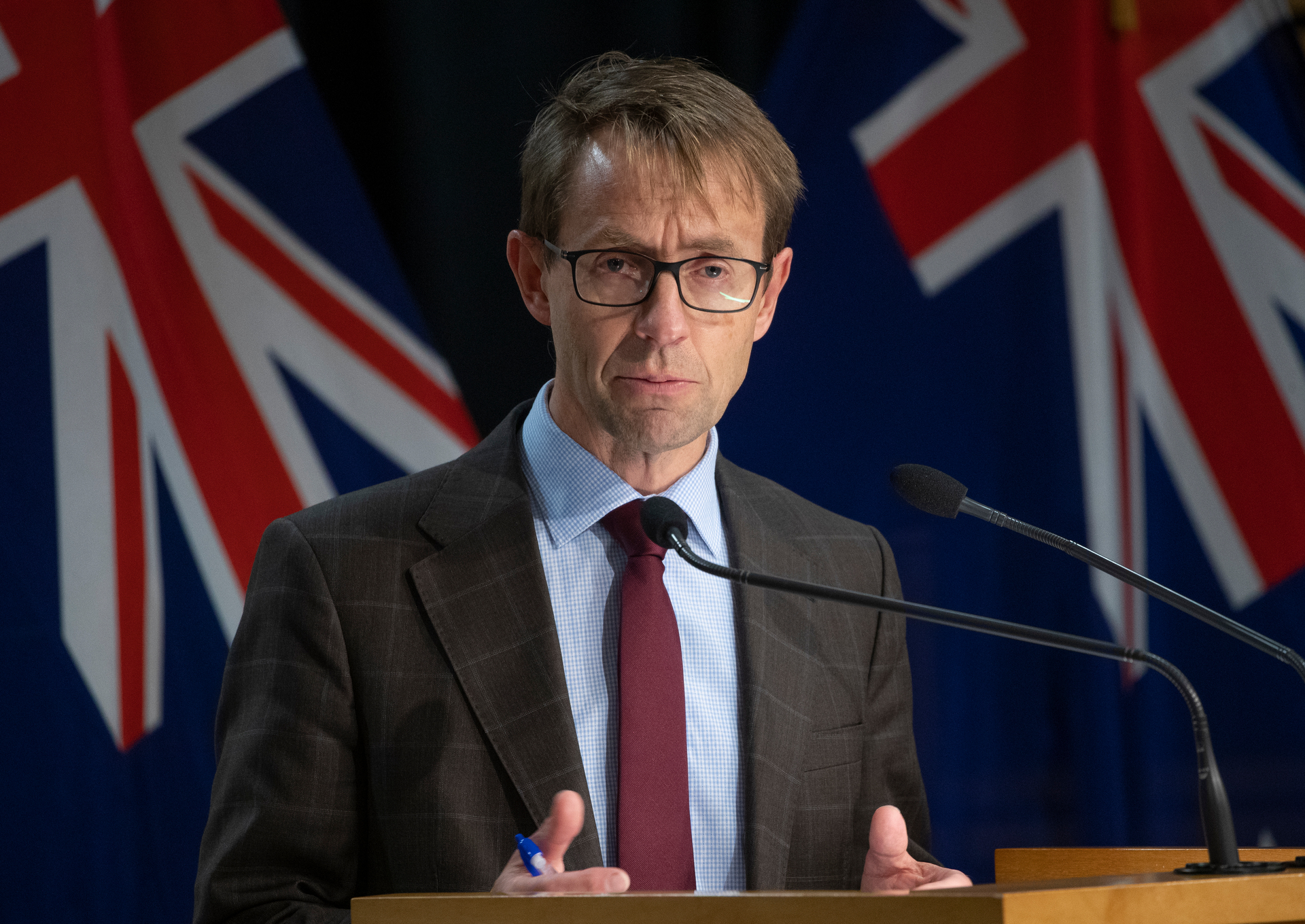 Director General of Health Dr Ashley Bloomfield. Photo / Mark Mitchell