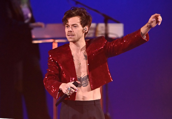 Harry Styles performs on stage during The BRIT Awards 2023  at The O2 Arena on February 11, 2023 in London, England. Photo / Getty Images