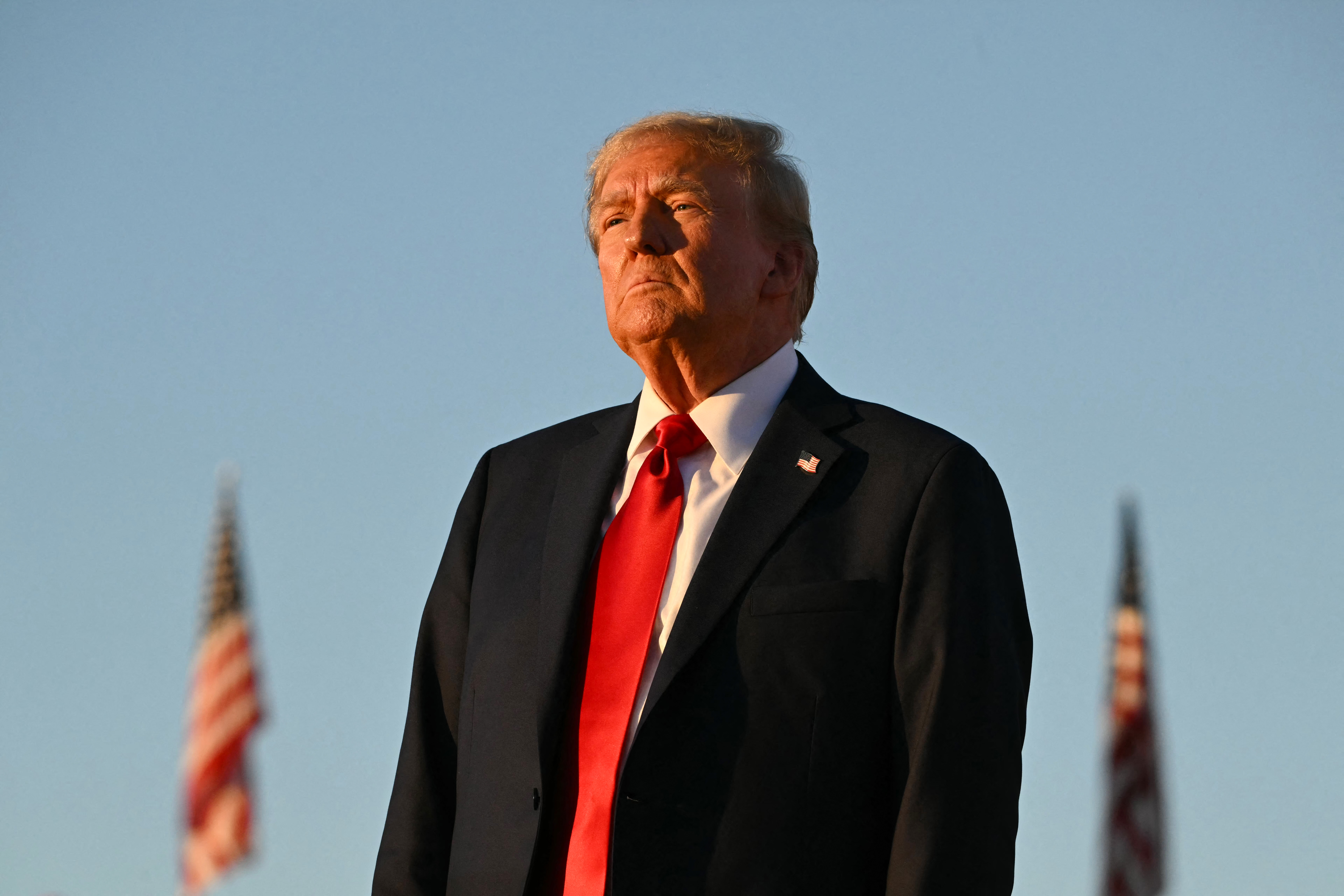 Donald Trump says the Maga movement “can’t be intimidated, we can’t be stopped”. Photo / AFP