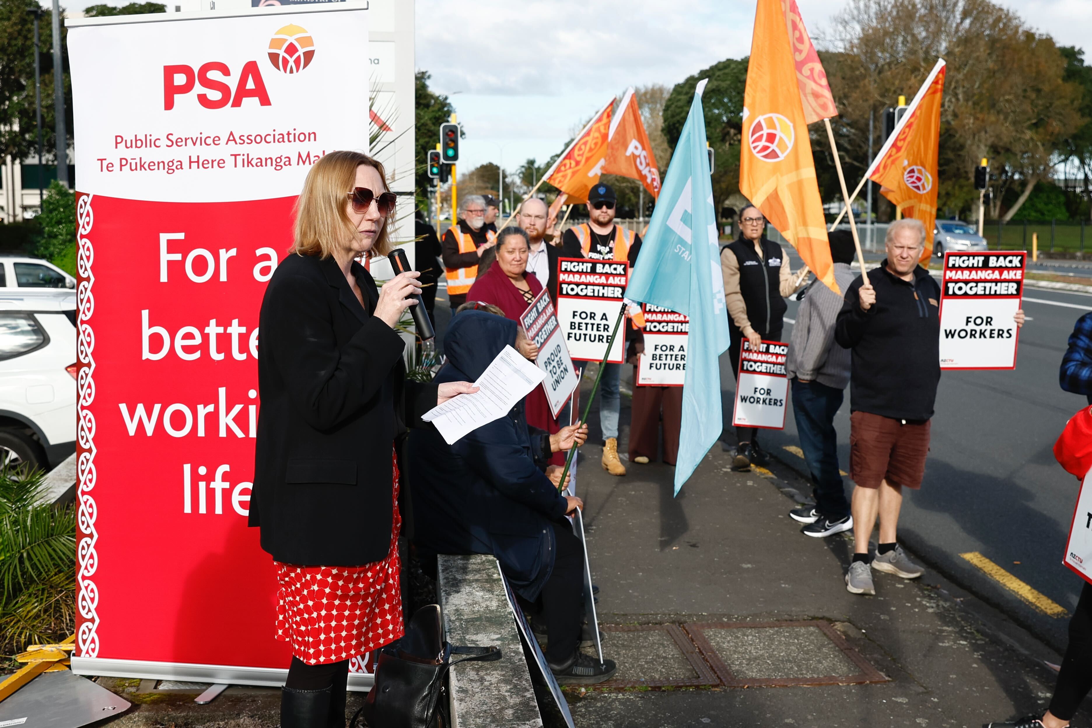PSA general secretary Fleur Fitzsimons. Photo / Sylvie Whinray