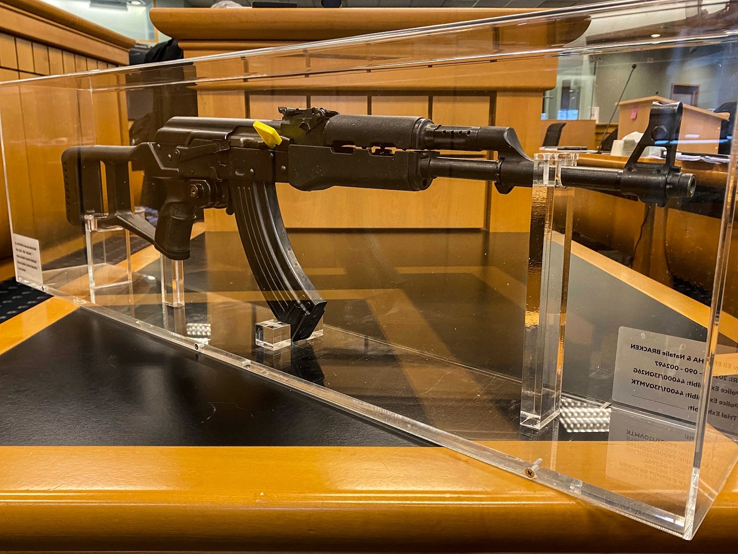 The Norinco NHM-90 military-style semi-automatic rifle was purchased legally before getting into the hands of Eli Ephia. Photo / Craig Kapitan