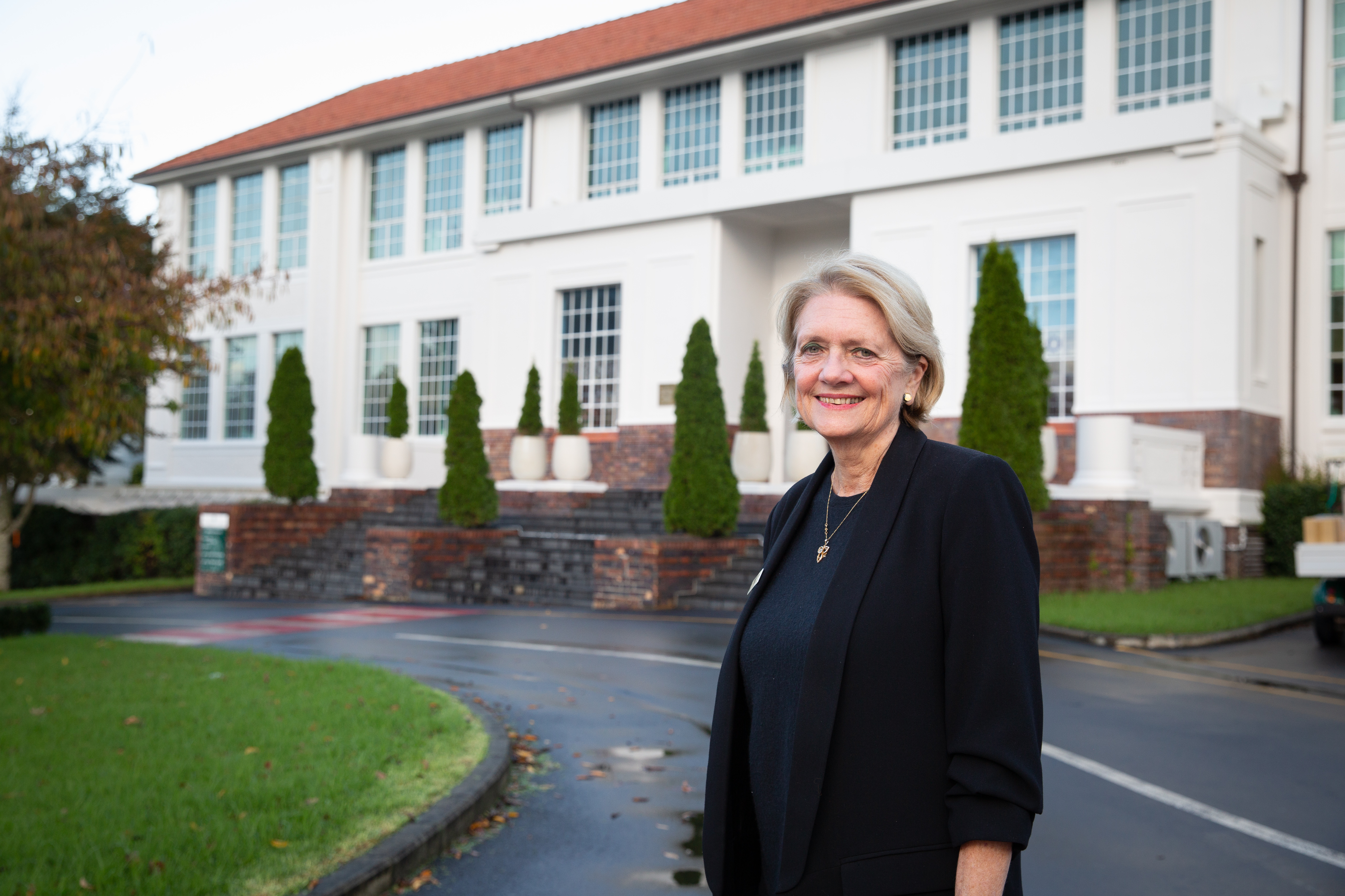 Former St Cuthberts College principal Justine Mahon.