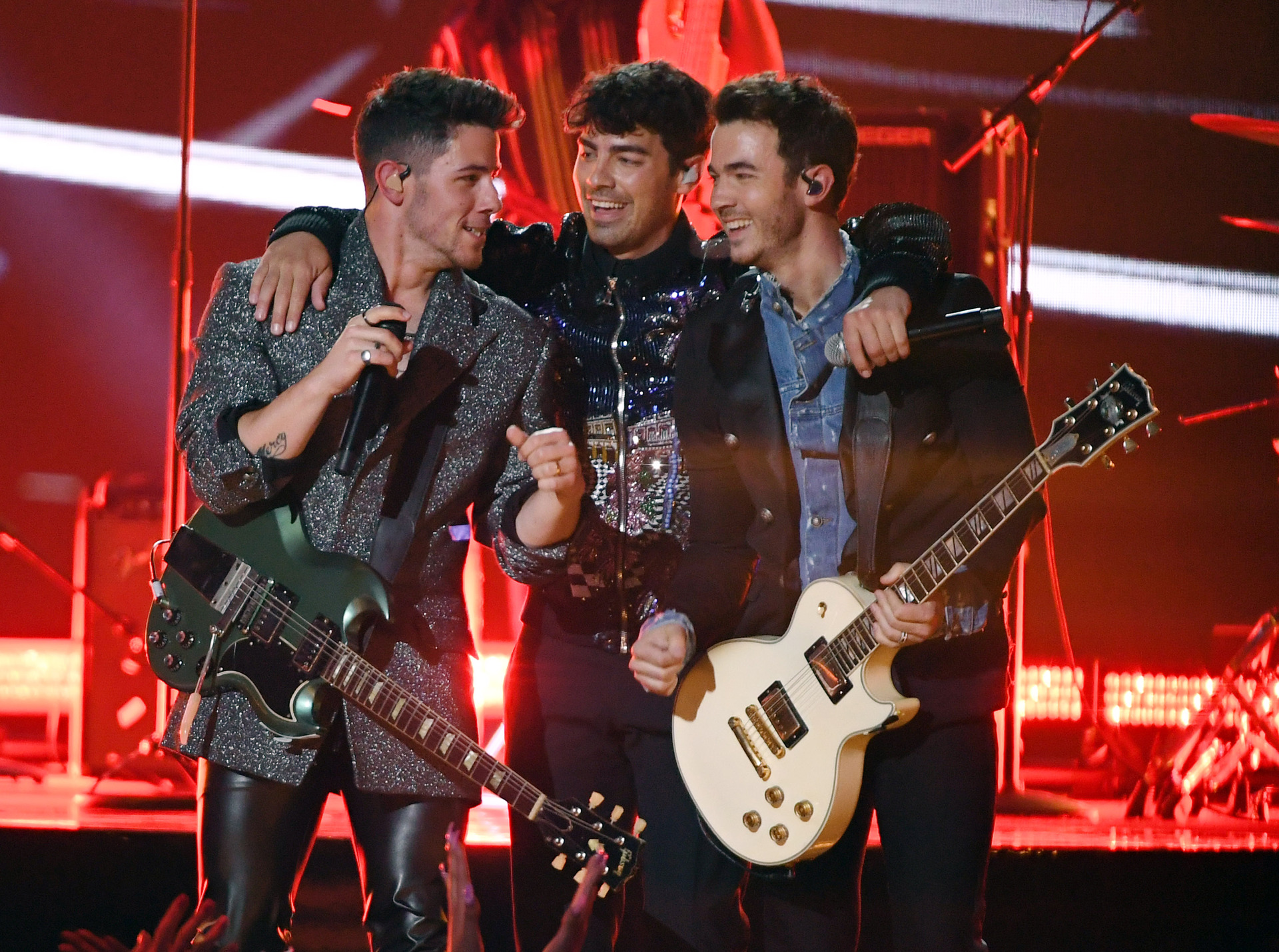 Nick Jonas, Joe Jonas and Kevin Jonas of Jonas Brothers. Photo / Getty Images