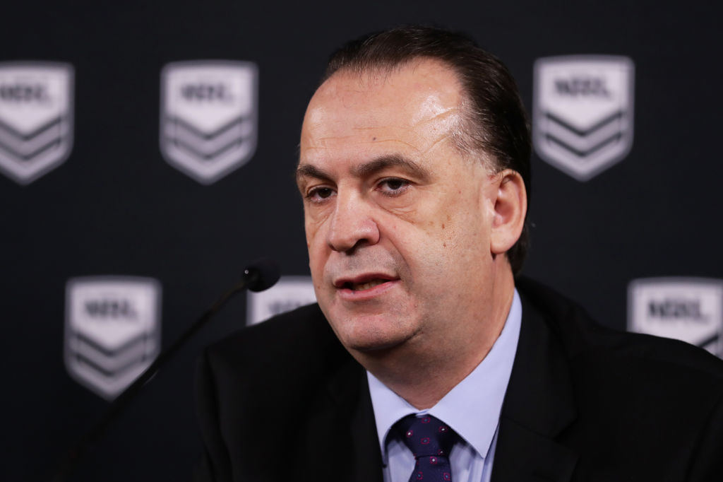 Australian league boss Peter V'landys. Photo / Getty Images