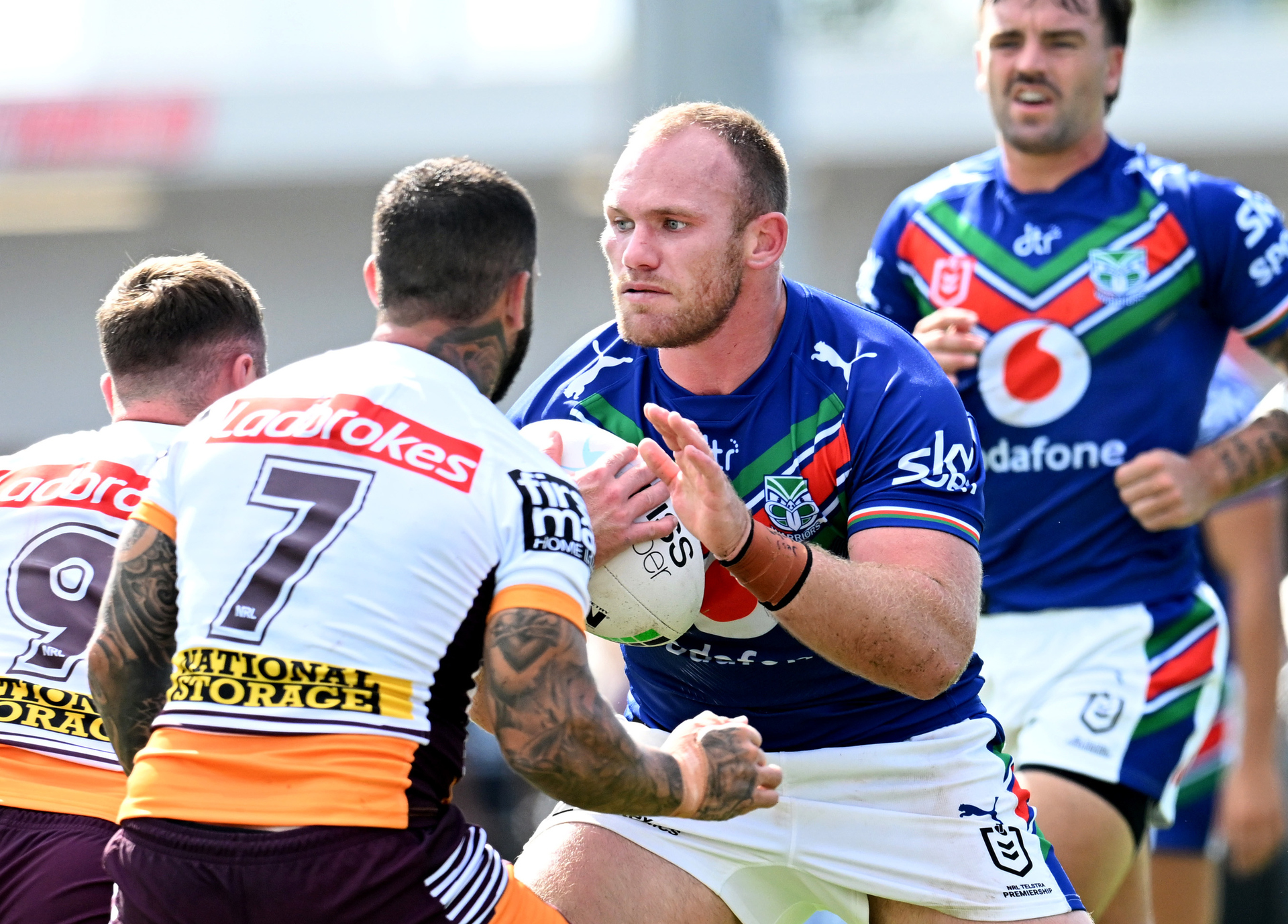 Matt Lodge has been released from his contract with the Warriors. Photo / Photosport
