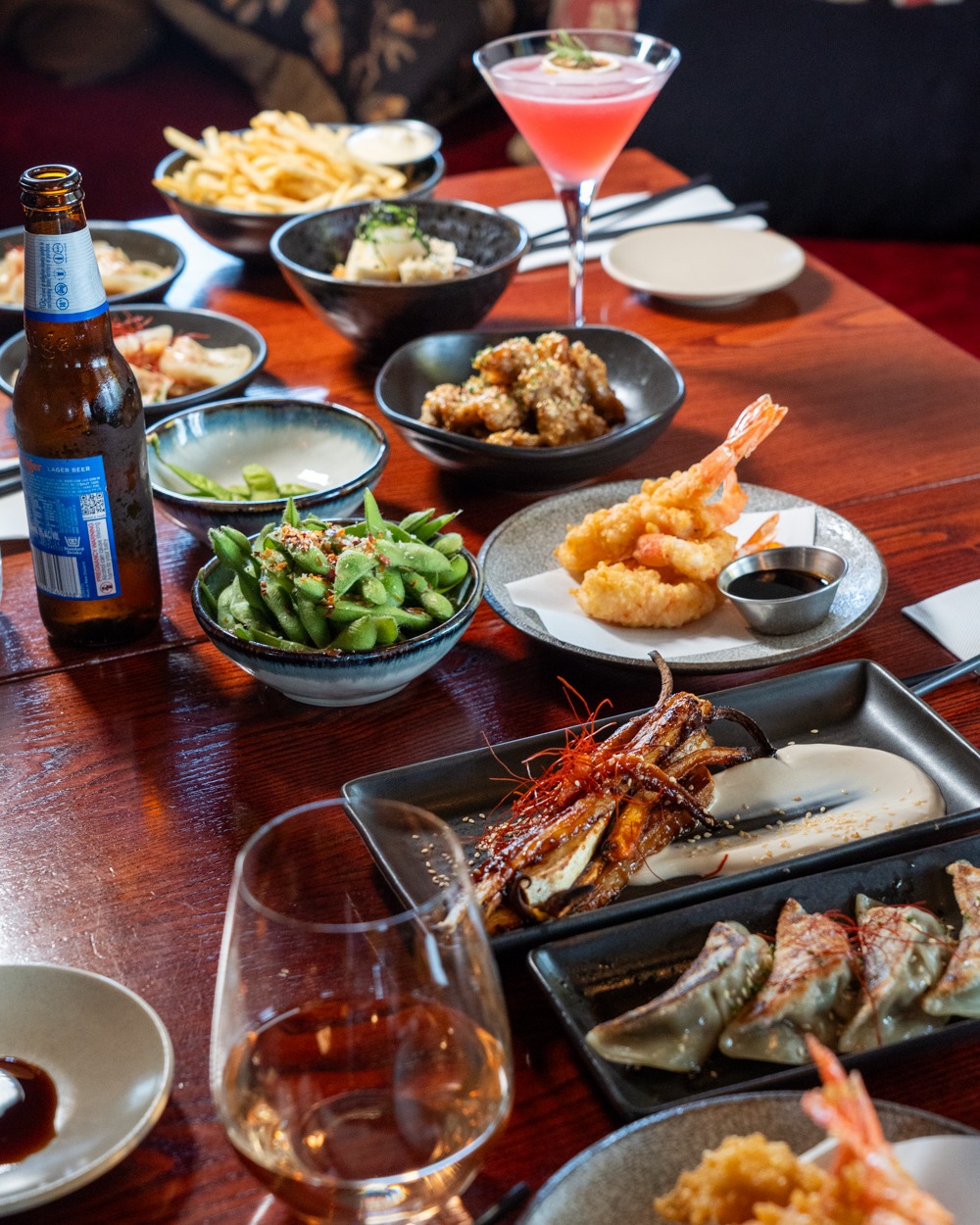 Japanese food at Snug Lounge, New Plymouth. Photo / @Snuglounge