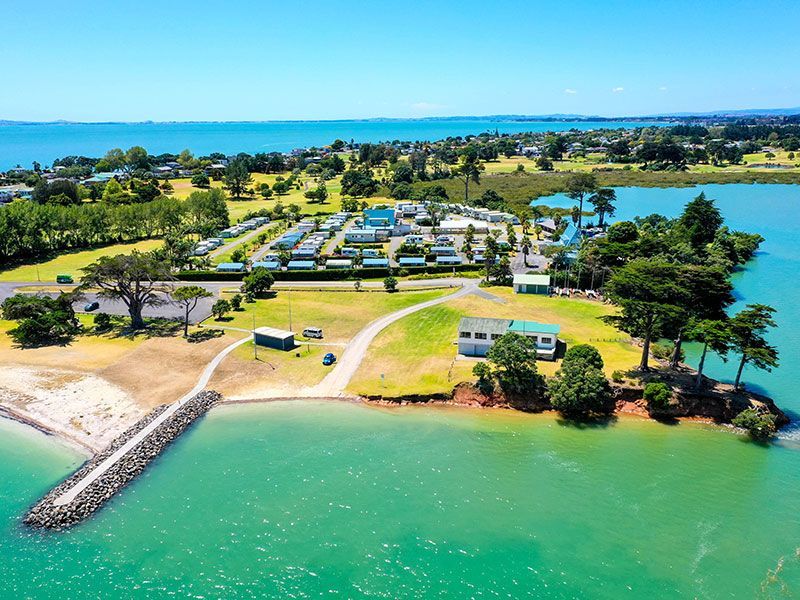 Clarks Beach Holiday Park, Clarks Beach, Auckland. Photo / supplied