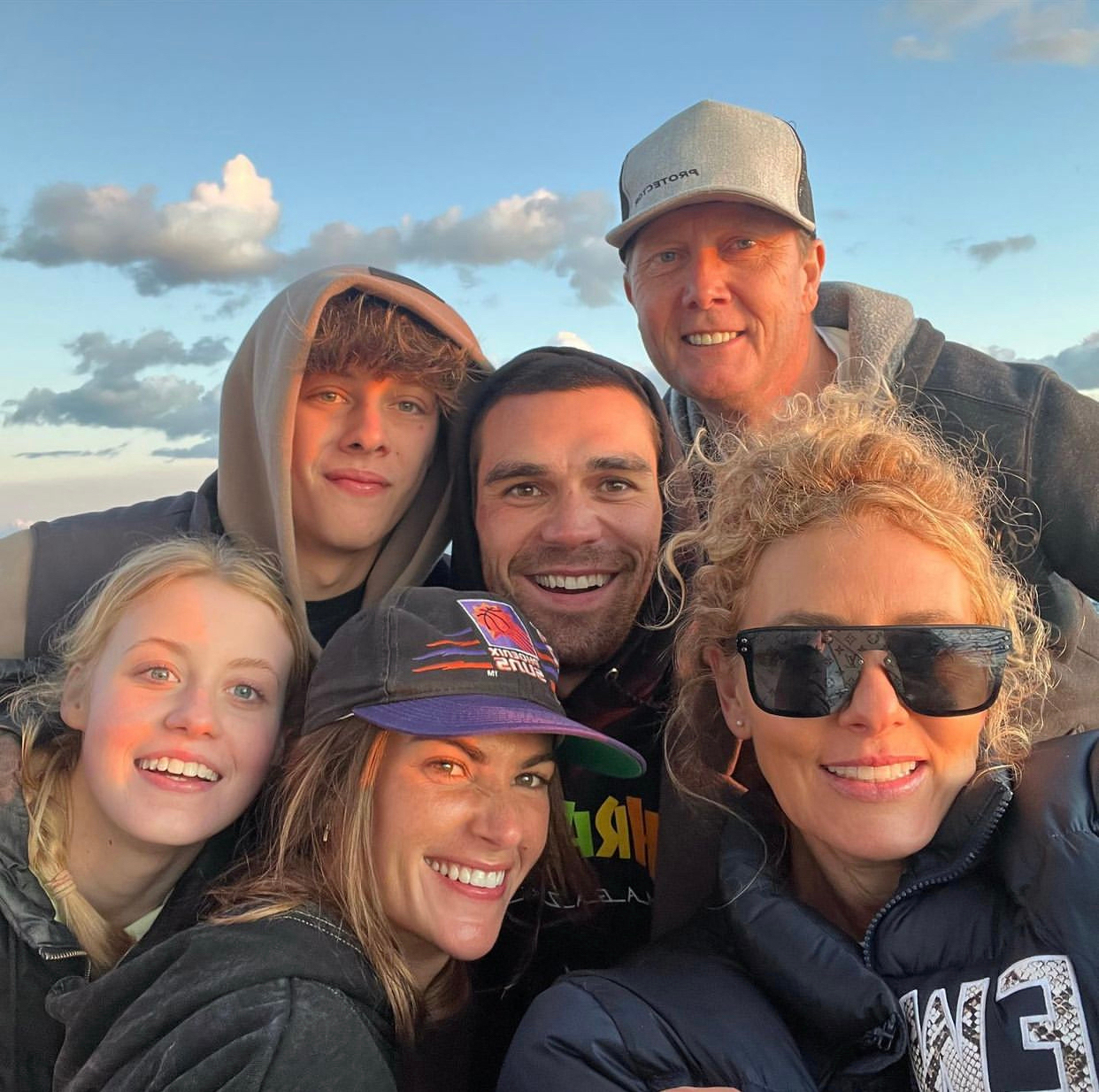 From left: Ameila Beder, Astin Parore, KJ Apa, Scott Fitchett, Sally Ridge and Clara Berry.
