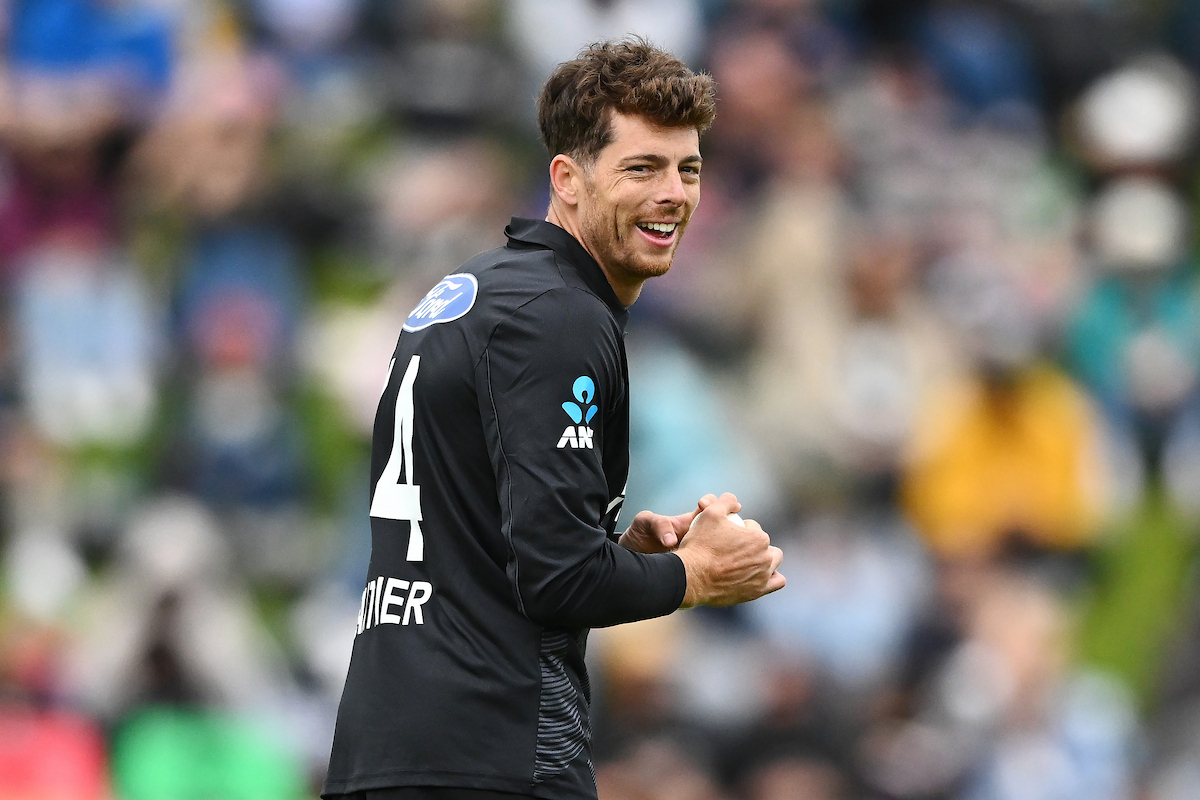 Black Caps white-ball captain Mitchell Santner. Photo / Photosport