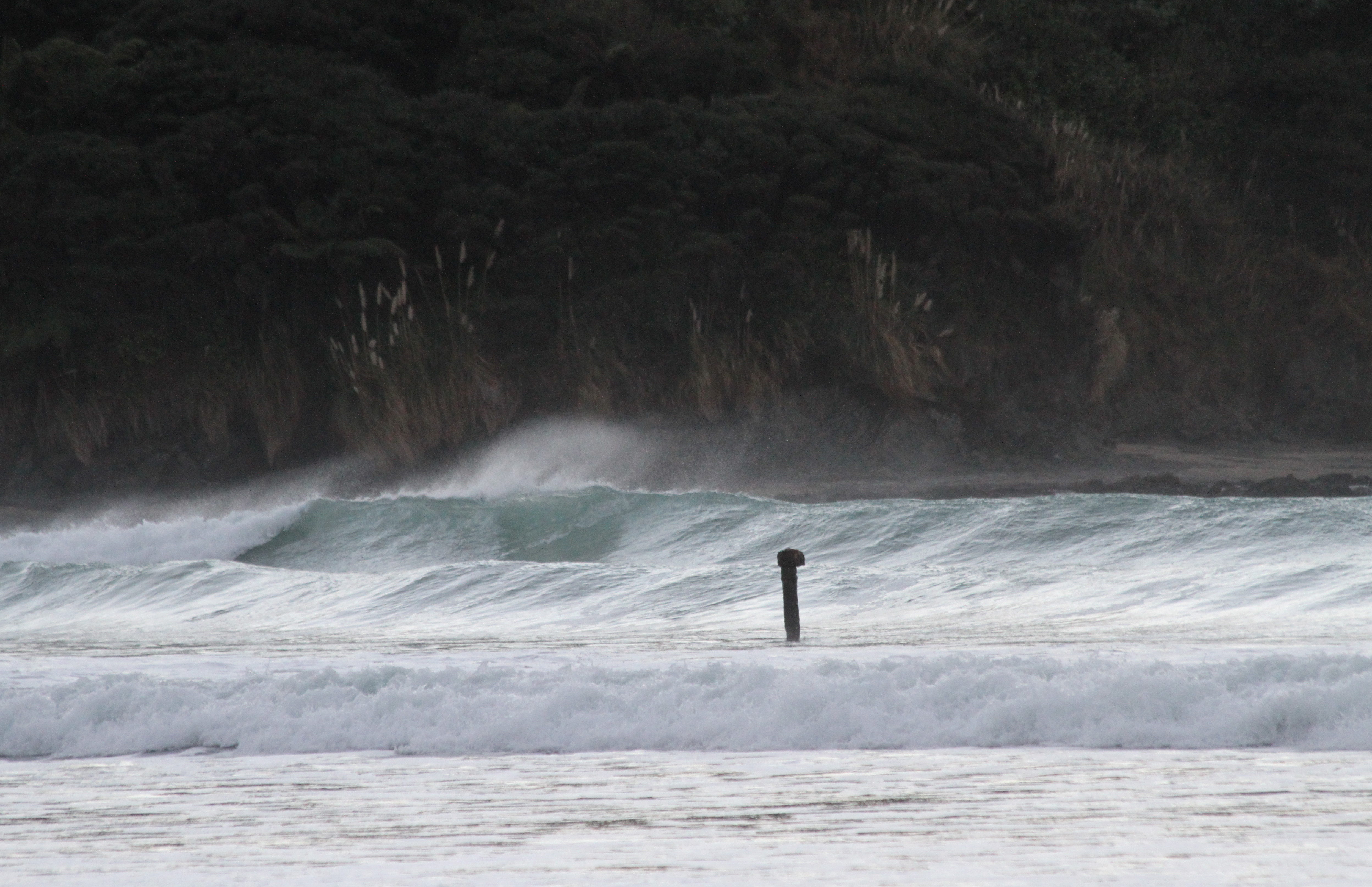 NO LONGER: The visible marker of the Favourite at Shipwreck Bay is no longer in place and as a result some say the remainder of the wreck below is a hazard.
PHOTO/Francis Melley