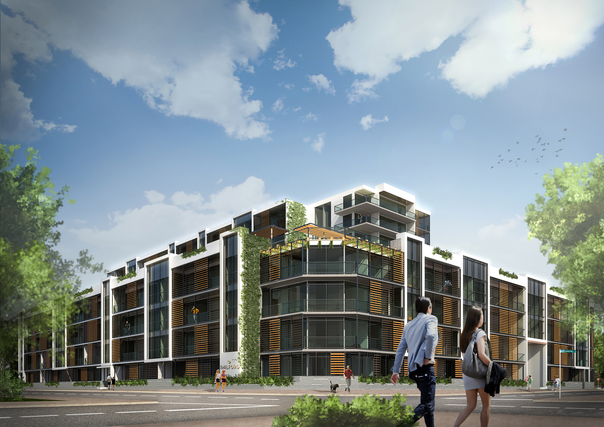 How new apartments at Milford could look when finished.