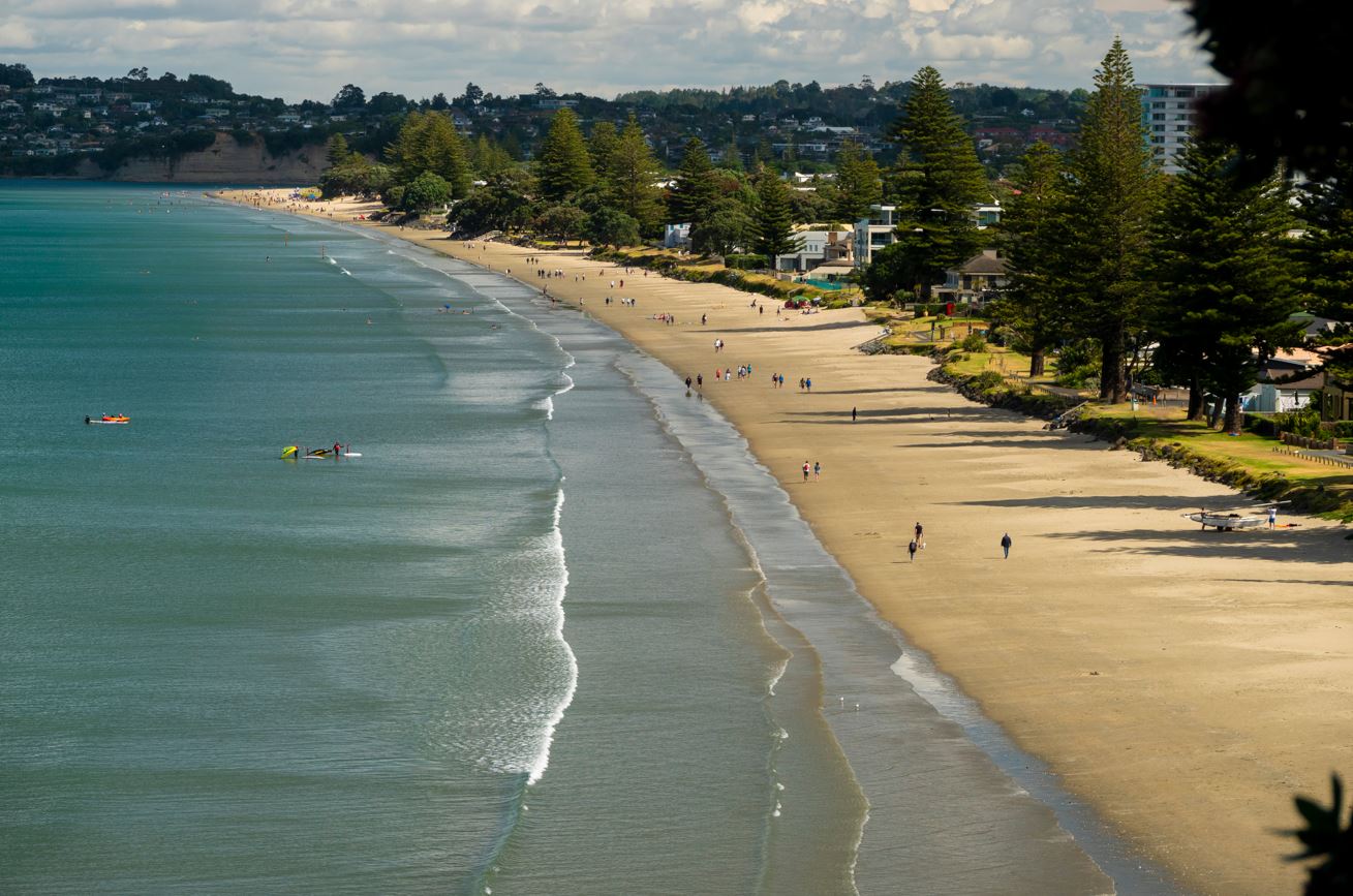 Ōrewa still has the beach town feel about it, which people and families find very relaxing. Photo / Getty Images