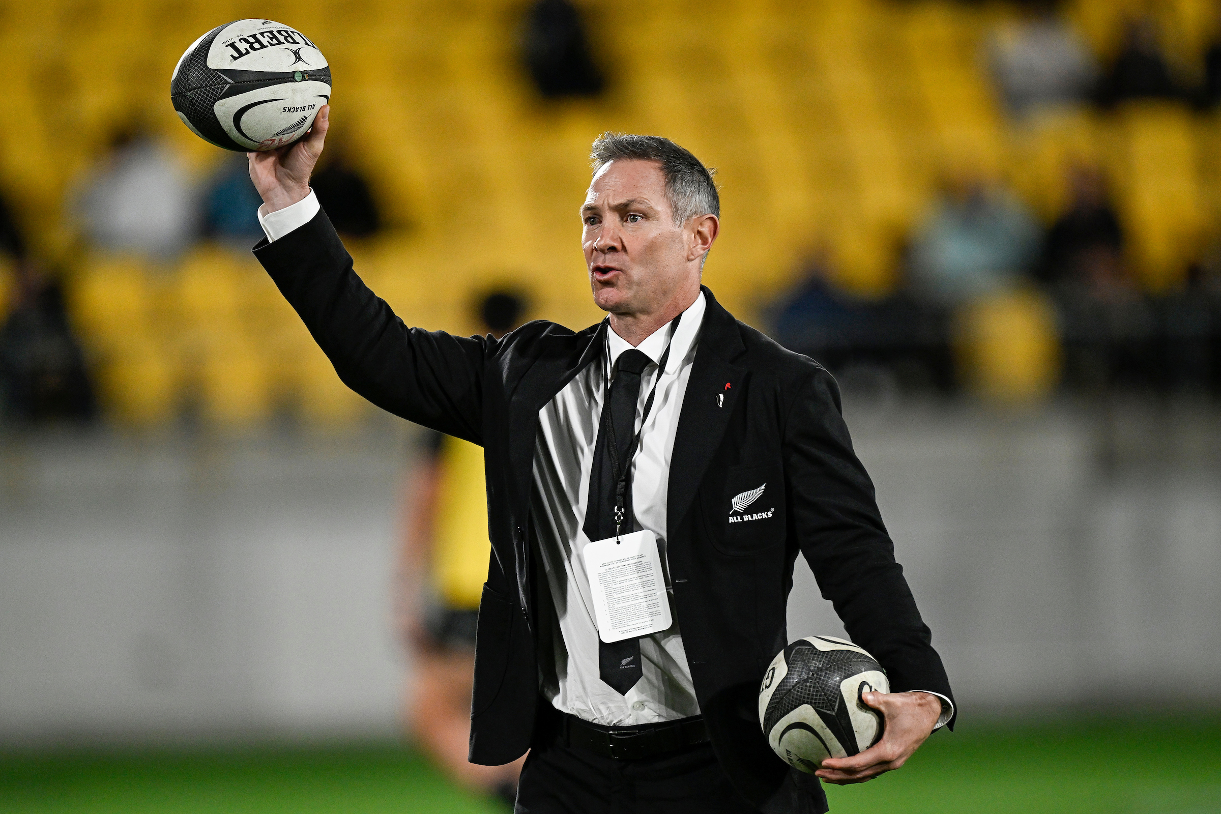 New Zealand All Blacks assistant coach Leon MacDonald. Photo / Photosport