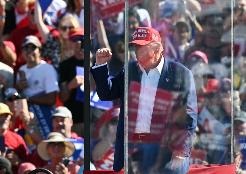 Former US President and Republican presidential candidate Donald Trump. Photo / AFP
