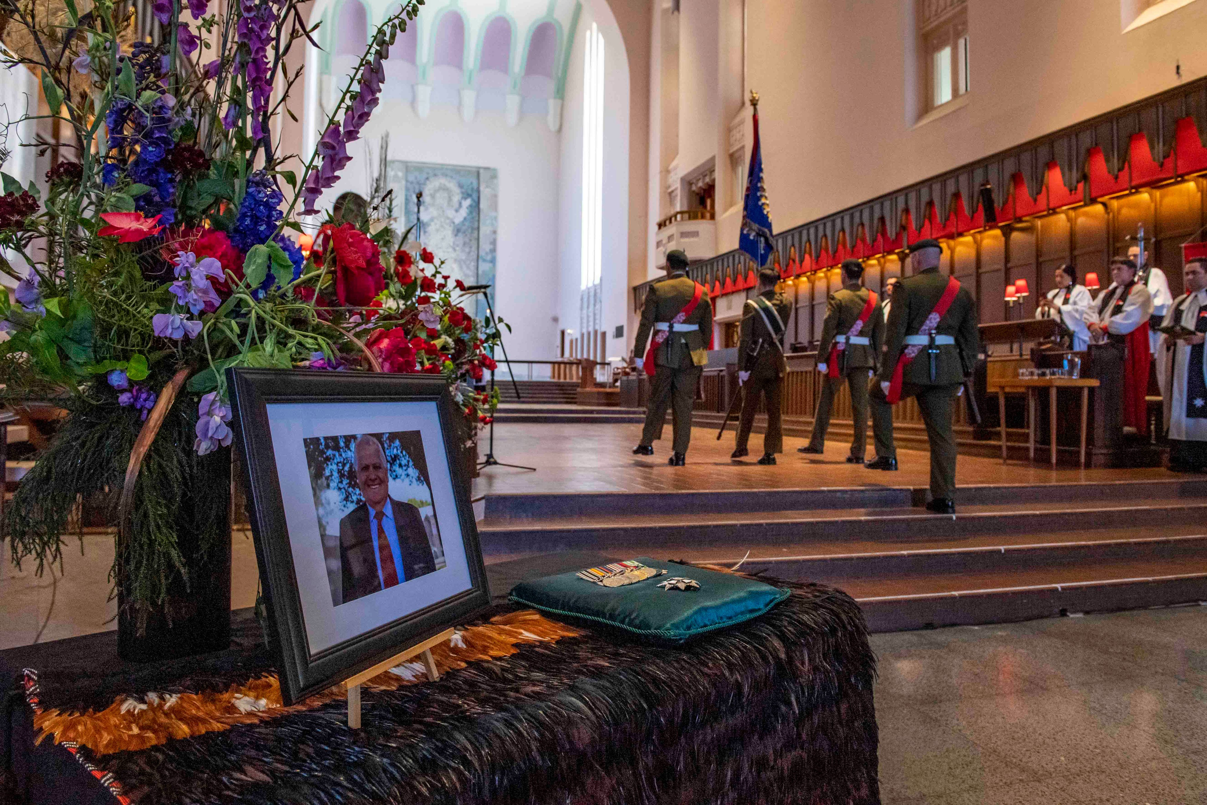 A memorial service for Sir Wira Gardiner at the Wellington Cathedral in November 2022. Photo / Supplied