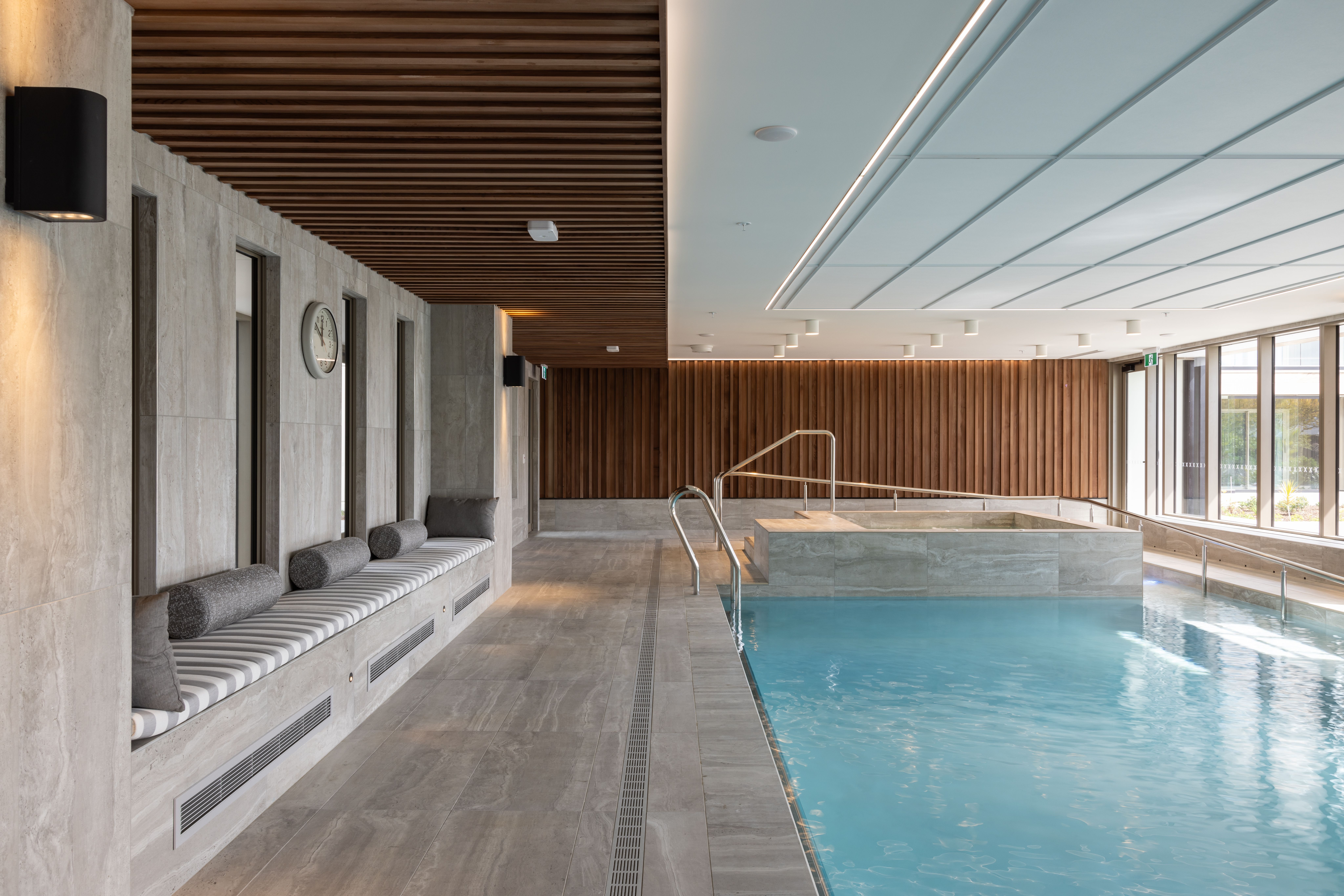 Indoor pool at The Helier retirement village in St Heliers. Photo / Oceania Healthcare