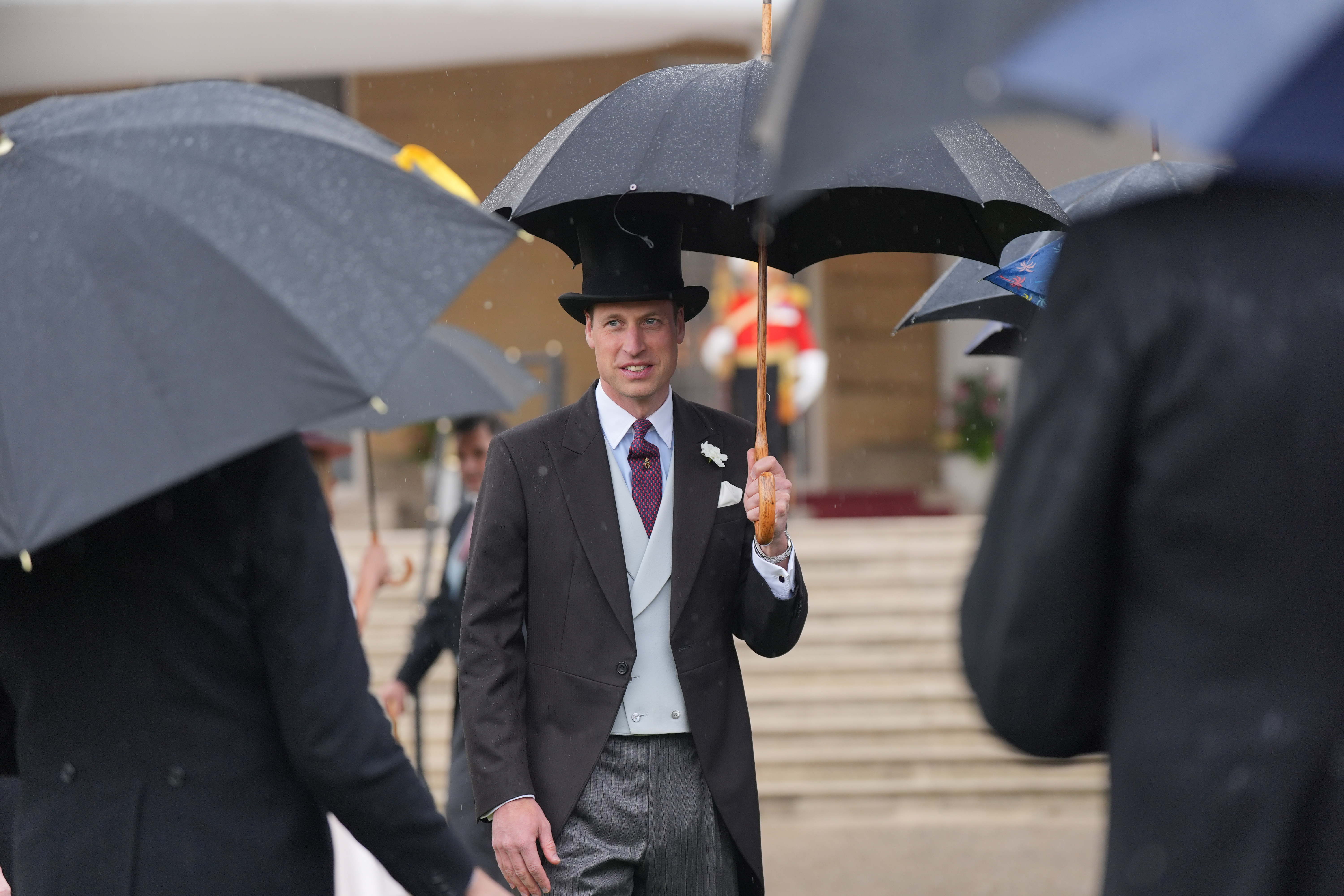 Prince William hosted the Sovereign's Garden Party at Buckingham Palace on Tuesday. Photo / Getty Images