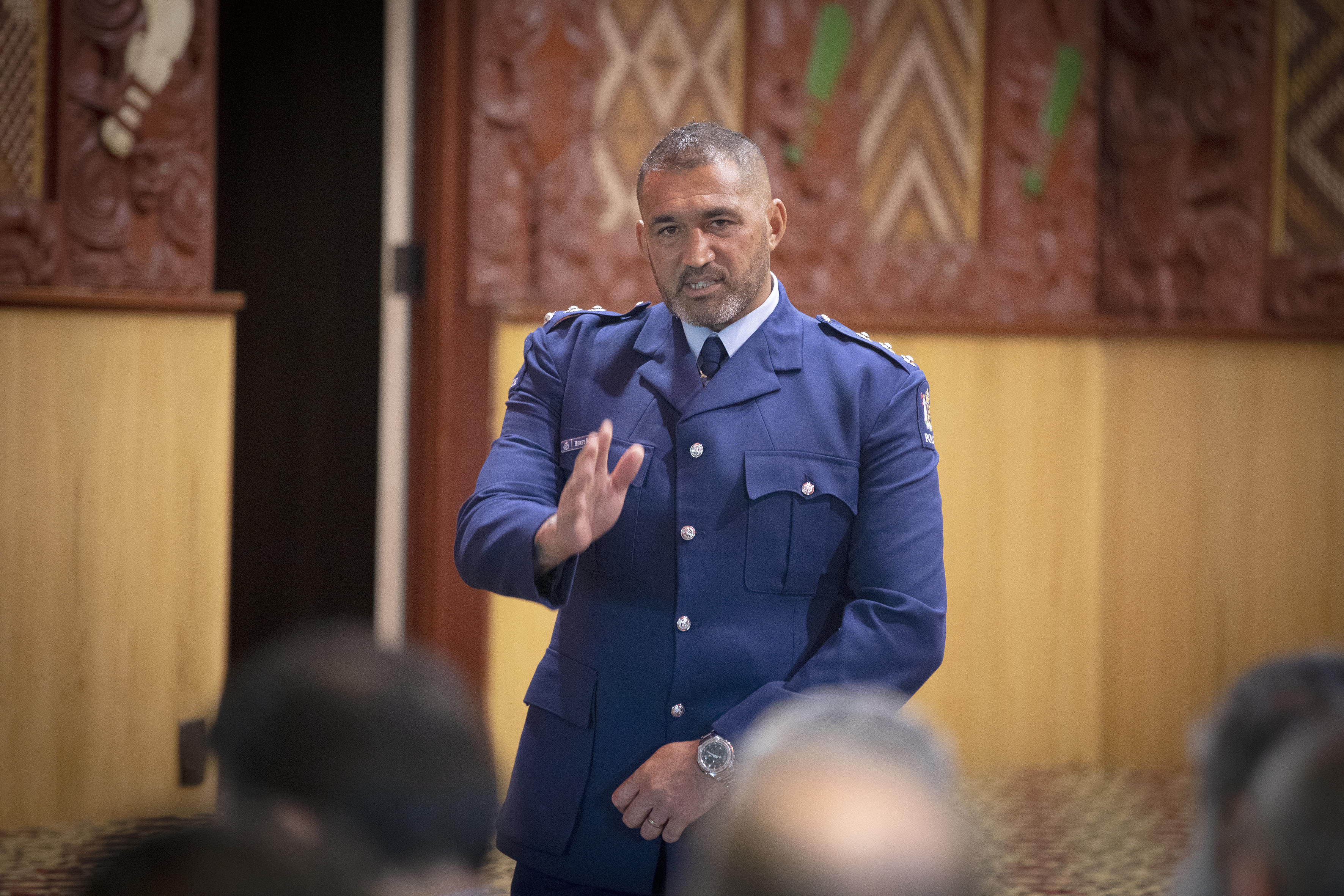 Rotorua police area commander Inspector Herby Ngawhika. Photo / Andrew Warner