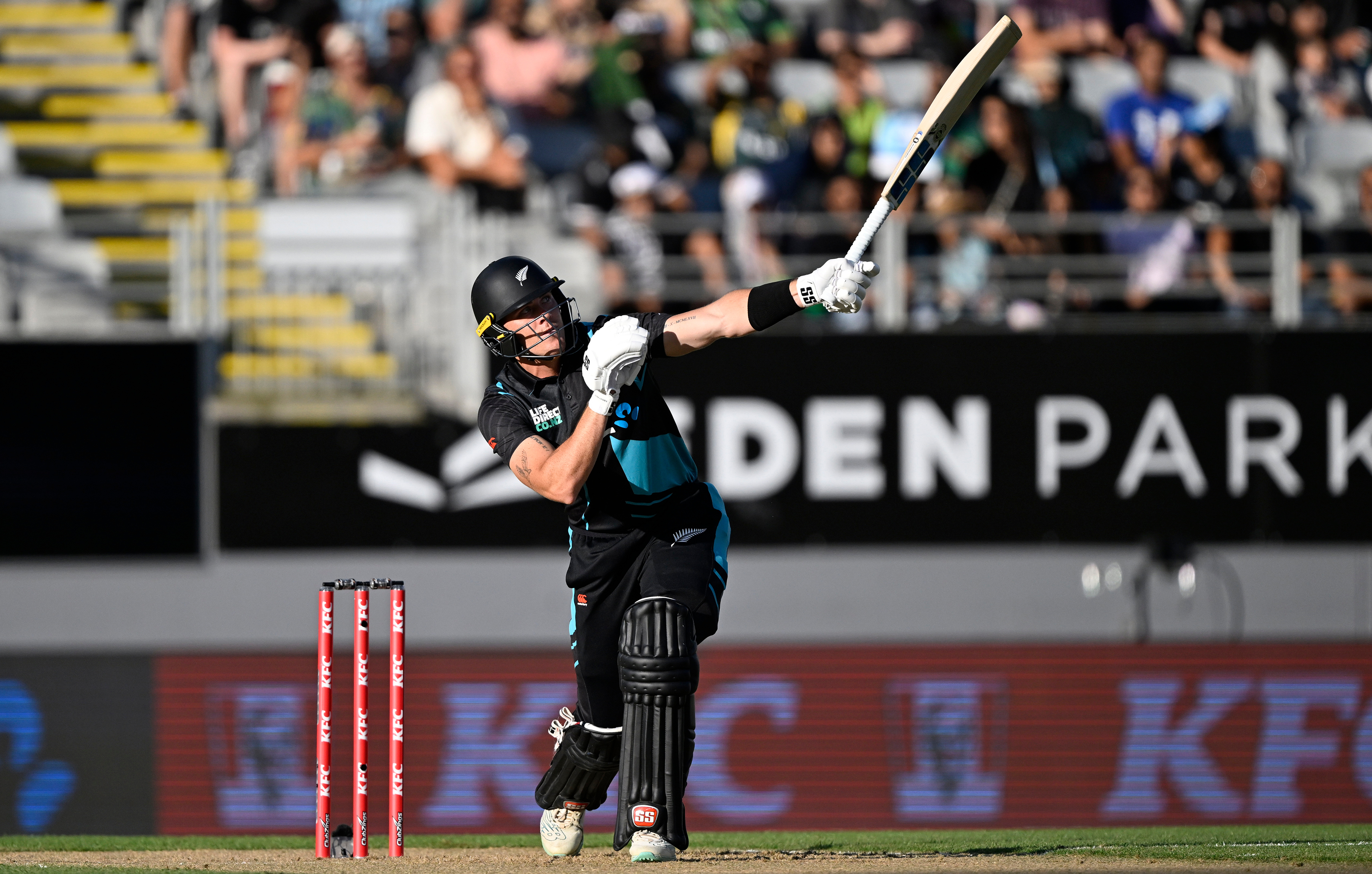 Finn Allen in action against Pakistan. Photo / Photosport
