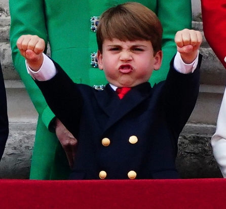 Prince Louis of Wales attends The King's Birthday Parade known as Trooping the Colour at Buckingham Palace. Photo / AP