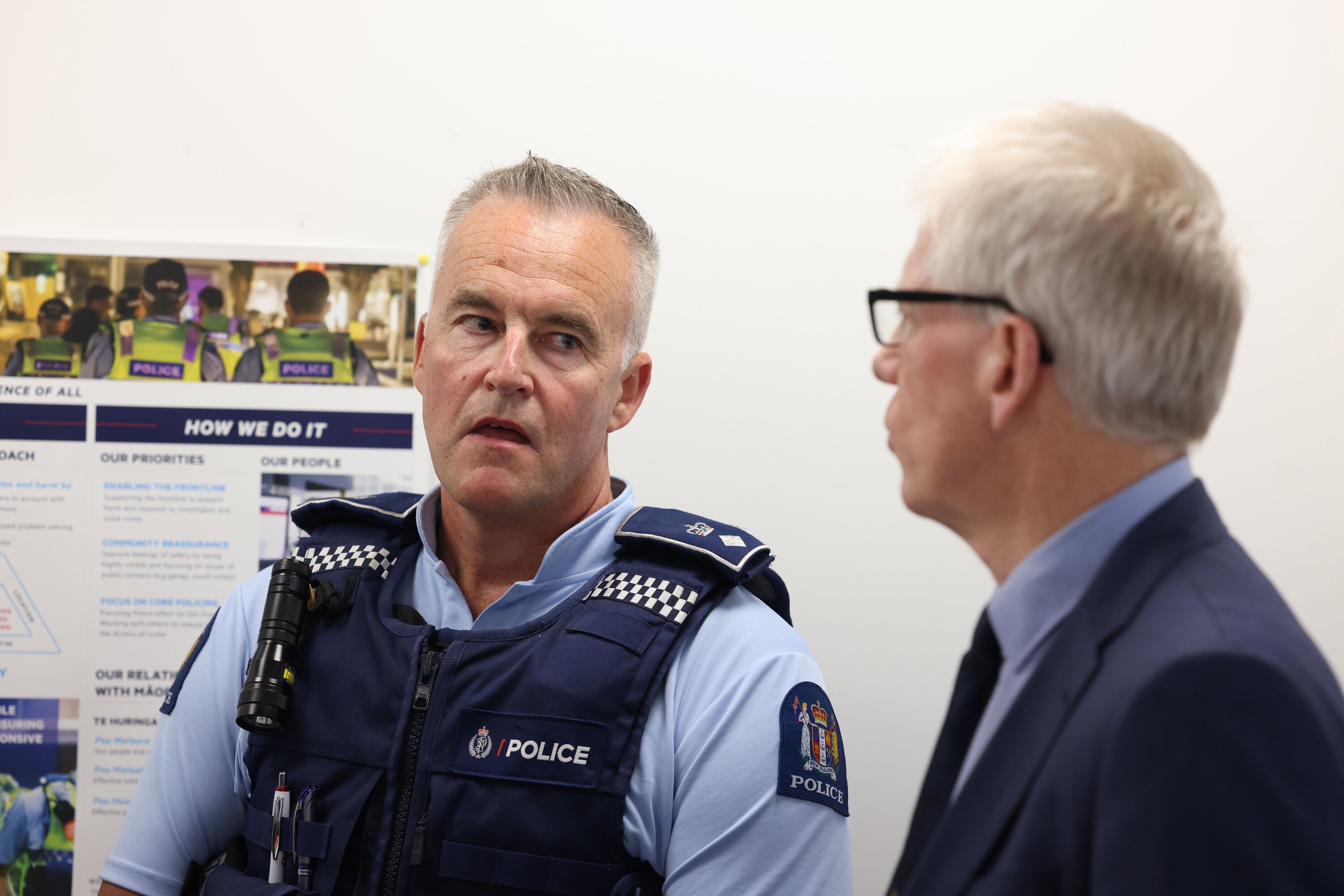 Superintendent Tim Anderson and Detective Superintendent Greg Williams were in charge of the raids in Auckland, Hamilton and Bay of Plenty last week.