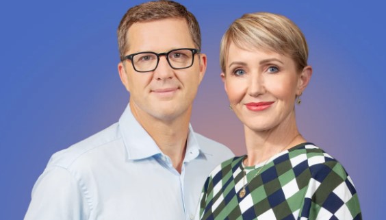 RNZ Morning Report hosts Corin Dann and Ingrid Hipkiss.