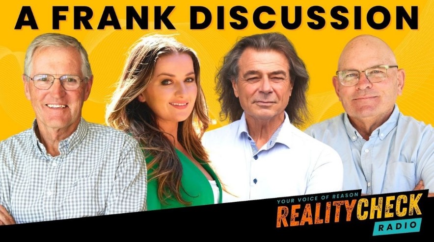 Peter Williams, Chantelle Baker, Paul Brennan and Rodney Hide featured large in Reality Check Radio's early marketing - Williams' face still appears on some billboards. Picture / Reality Check Radio