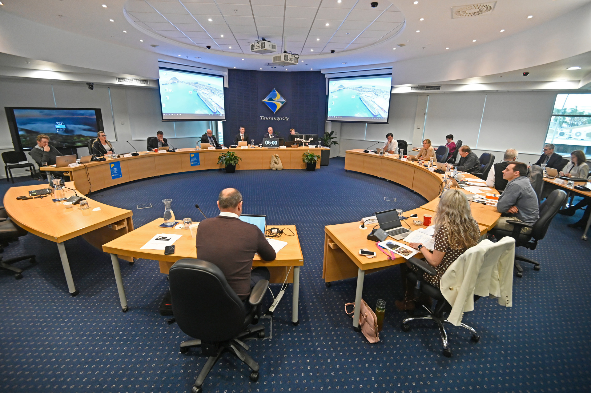 Tauranga City Council chambers. Photo / File