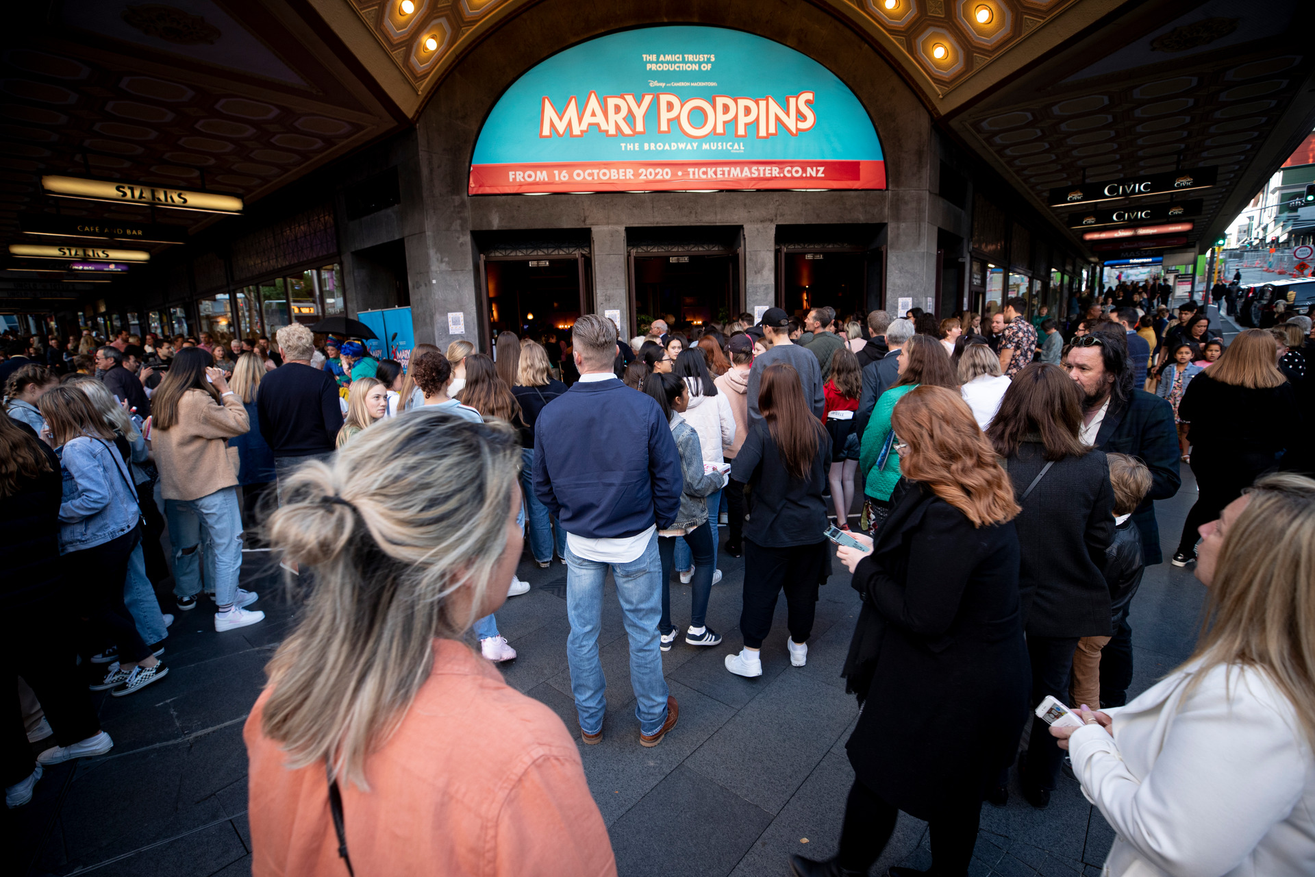 The opening of the stage show Mary Poppins held at the Civic Theatre, Auckland. Photo / Dean Purcell