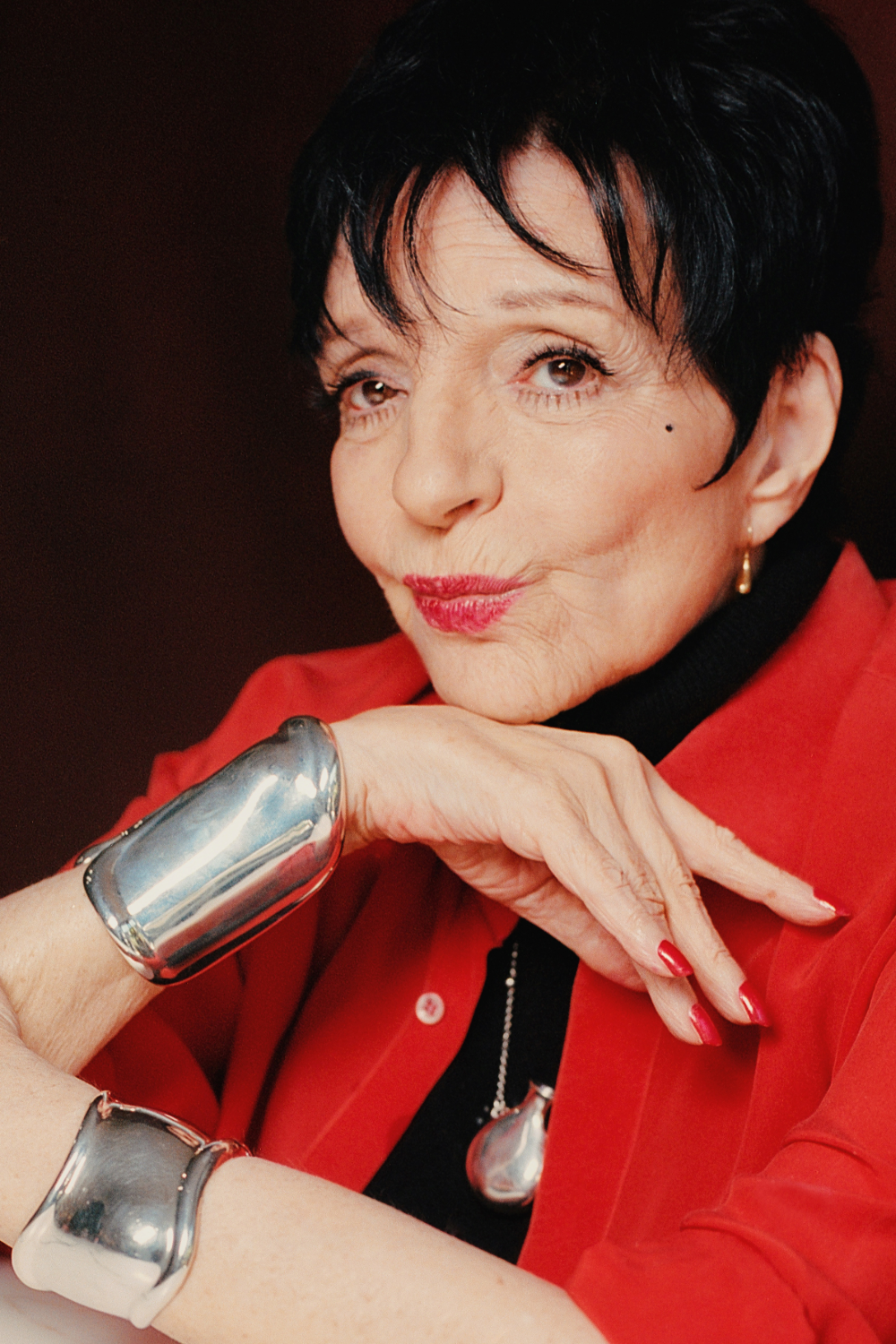 Liza Minnelli has been wearing cuffs and other jewellery by Elsa Peretti, whom Ms. Minnelli met through the fashion designer Halston in the early 1970s, for much of her career in show business. Photo / Erik Carter for The New York Times