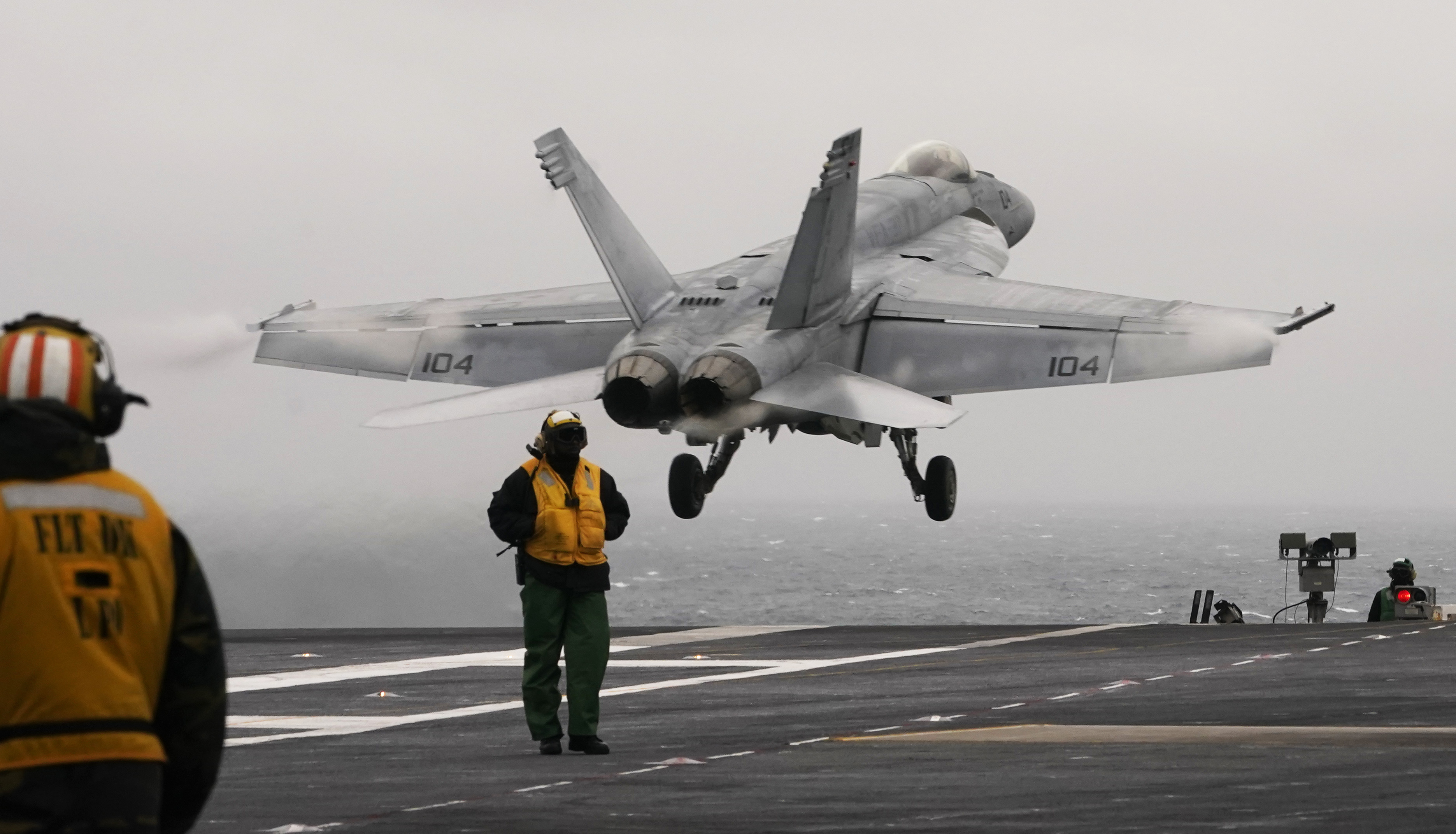 The USS Gerald R. Ford carries about 5000 sailors. Photo / AP