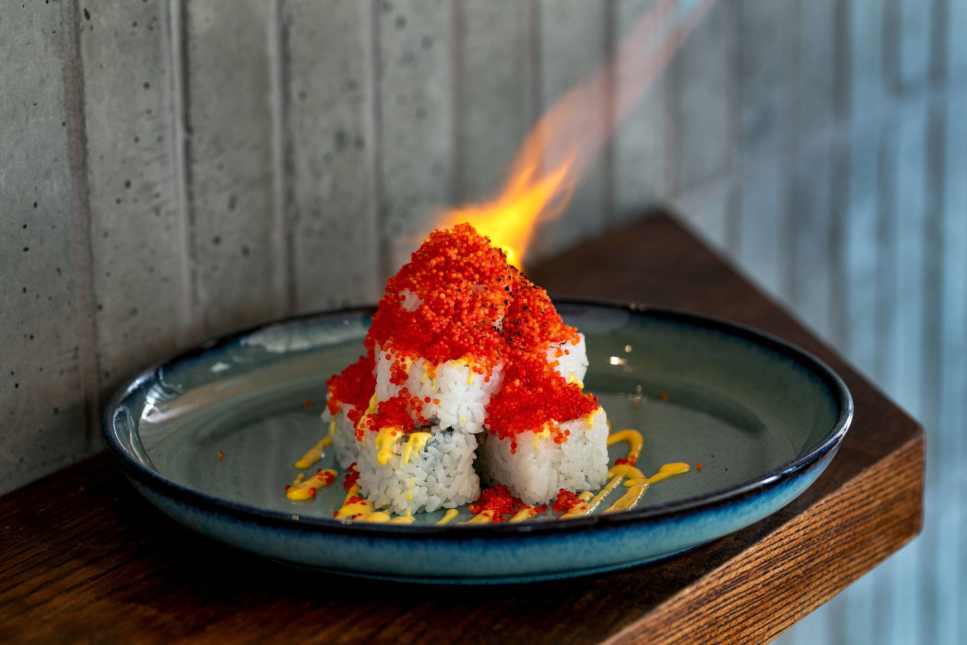 Azabu's volcanoe sushi made the 2020 Iconic Auckland Eats list. Photo / Supplied