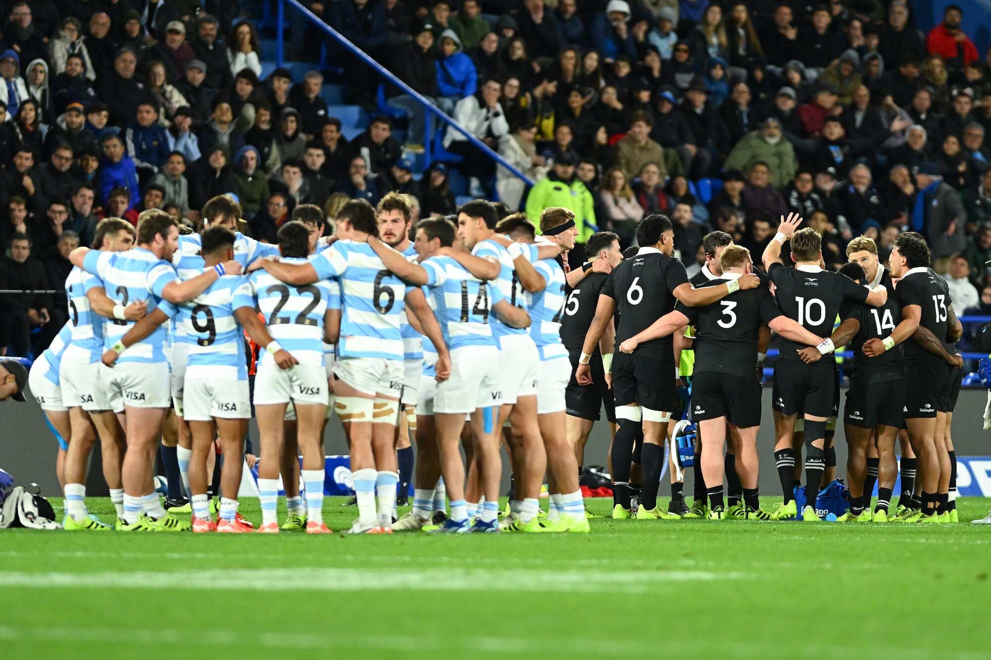 Argentina's Los Pumas and the All Blacks prepare for their test match in Buenos Aires. Photo / Photosport