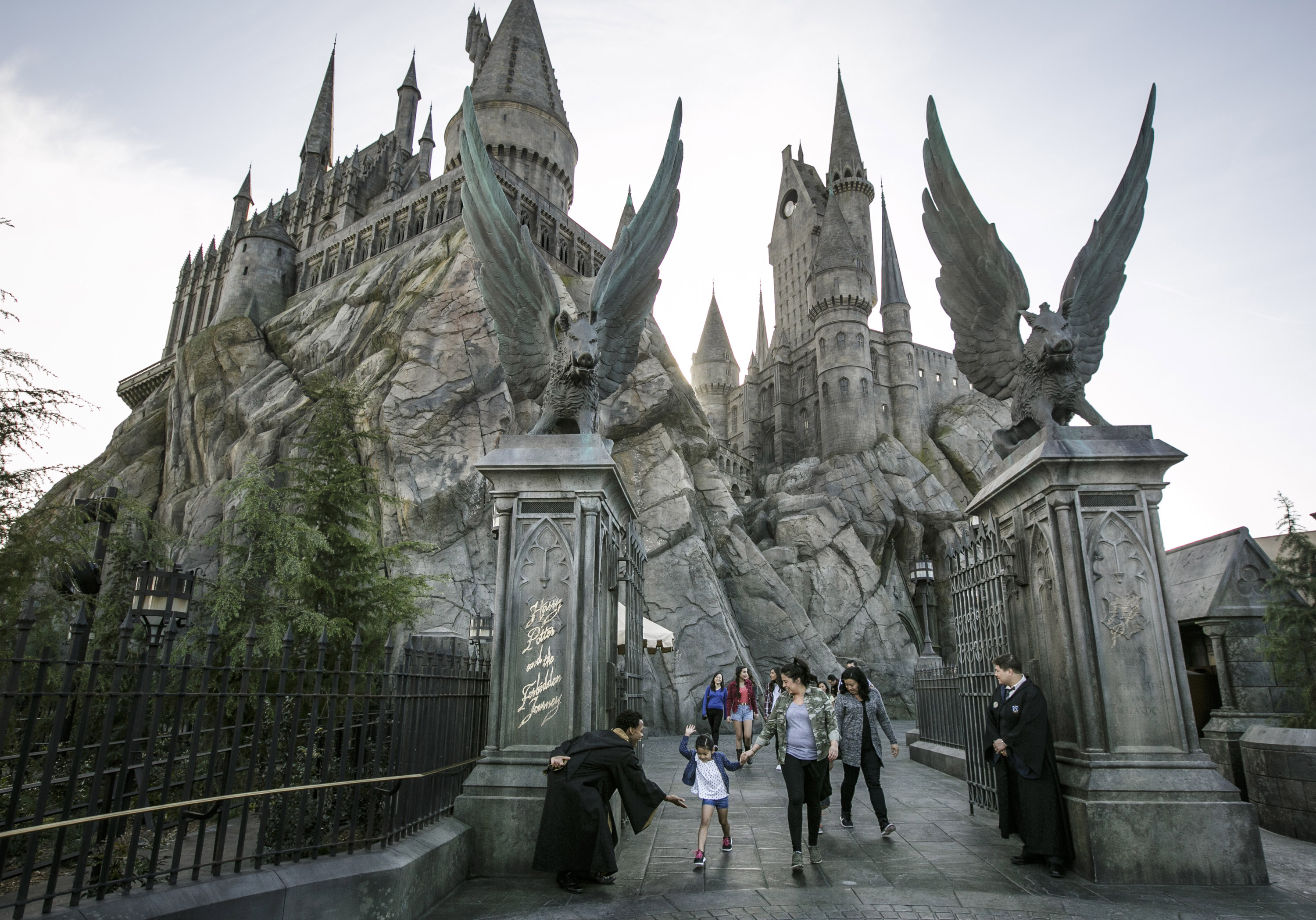 Hogwarts castle at the Wizarding World of Harry Potter at Universal Studios Hollywood. Photo / Supplied