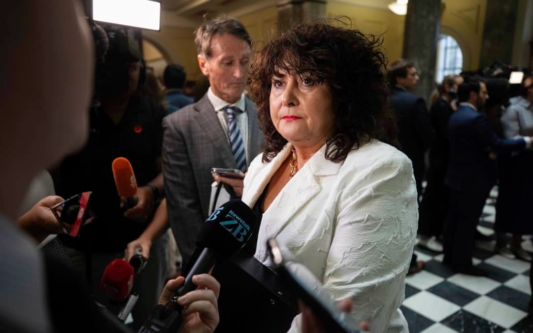 Associate Health Minister Casey Costello has faced intense pressure on how she will reduce smoking rates. Photo / RNZ, Angus Dreaver