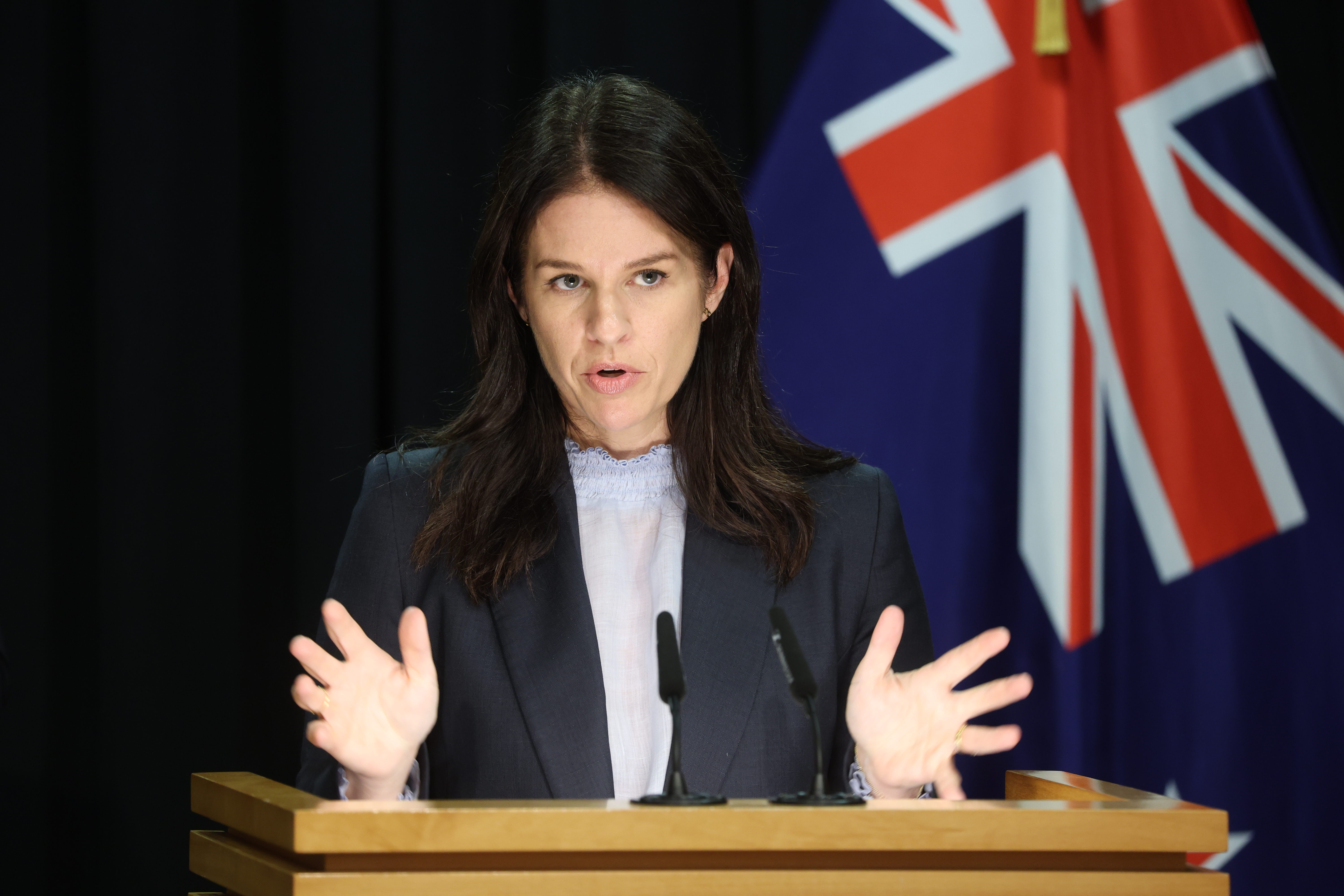 Minister Erica Stanford leads the Government's response to the Royal Commission of Inquiry into abuse in state care. Photo / Mark Mitchell