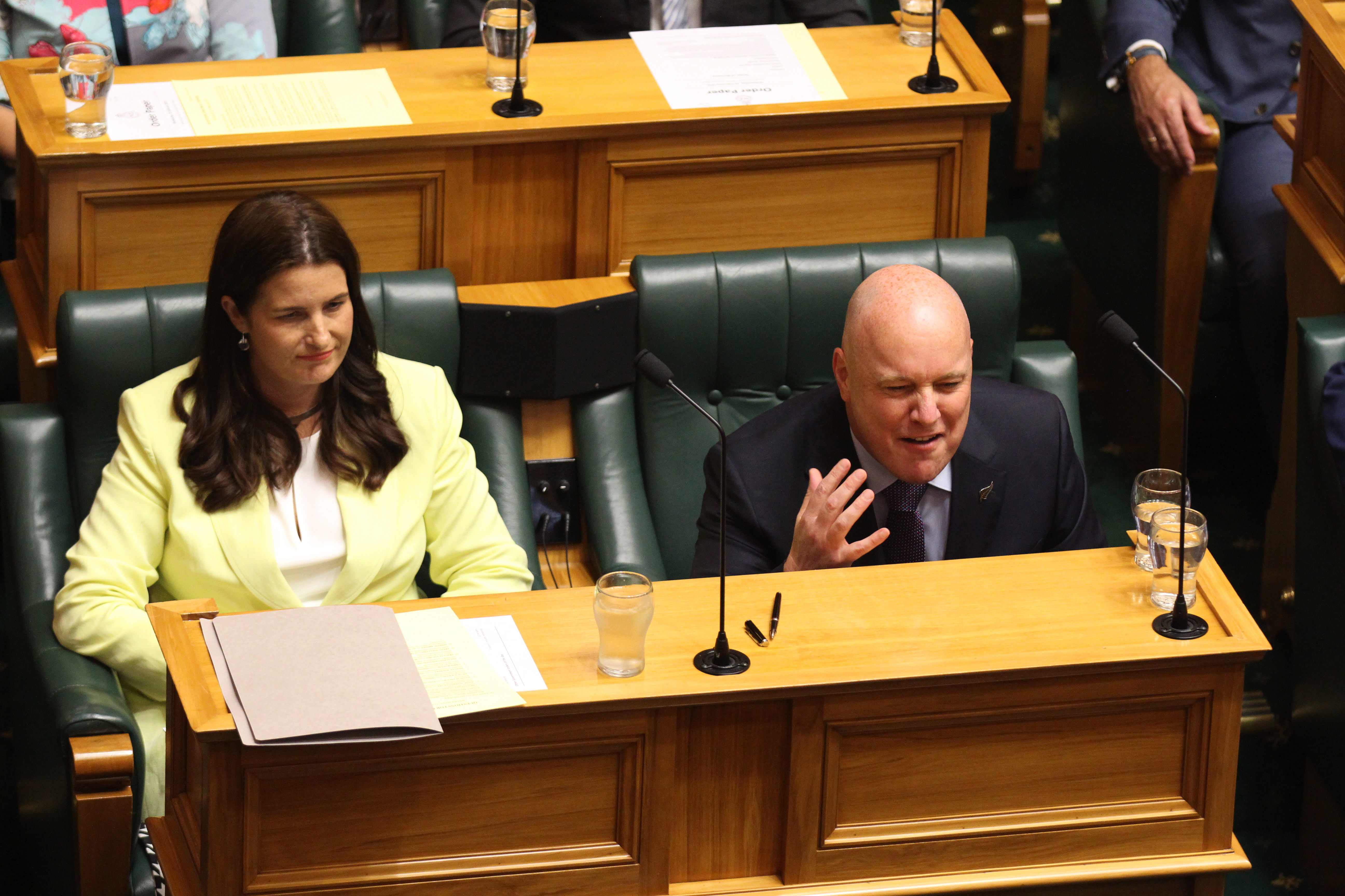 In the unlikely event of emergency, Nicola Willis would take charge of National. Photo / Jed Bradley