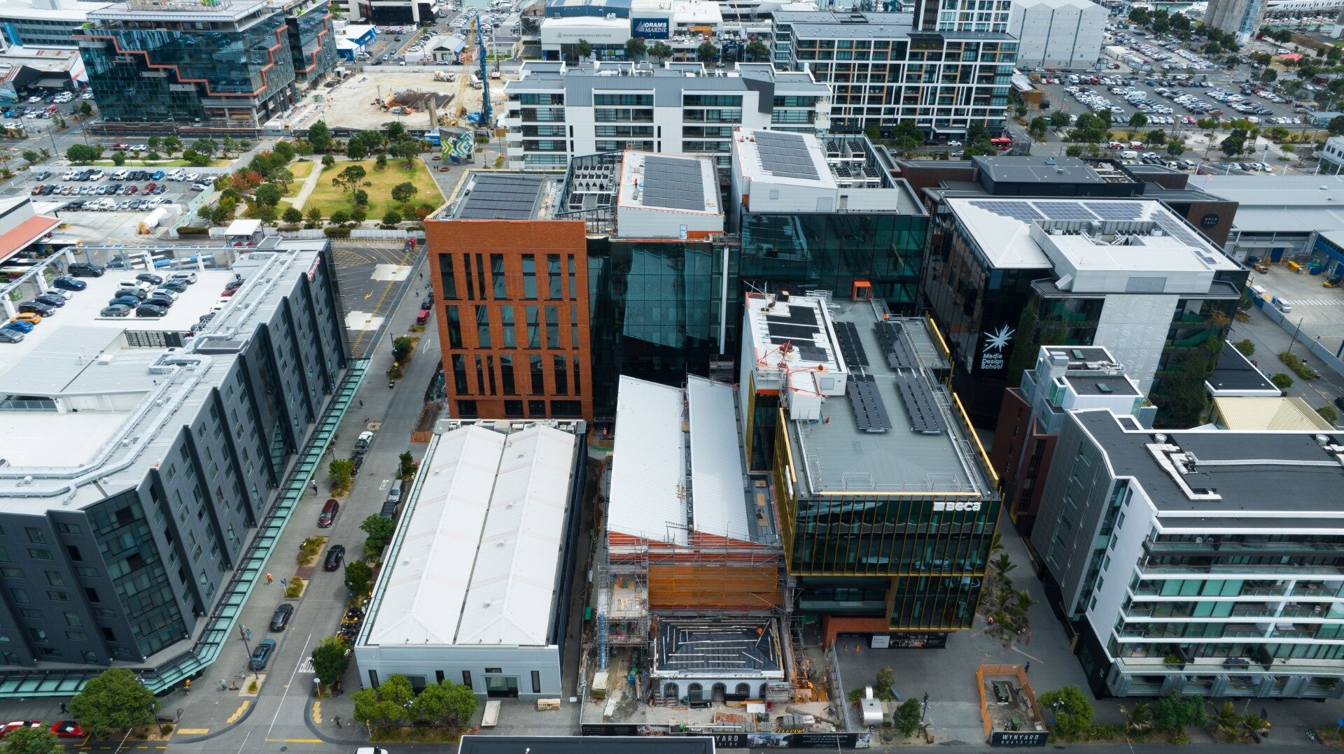 The $550m Wynyard Quayside by Precinct Properties as at March, 2025. Photo / Precinct Properties