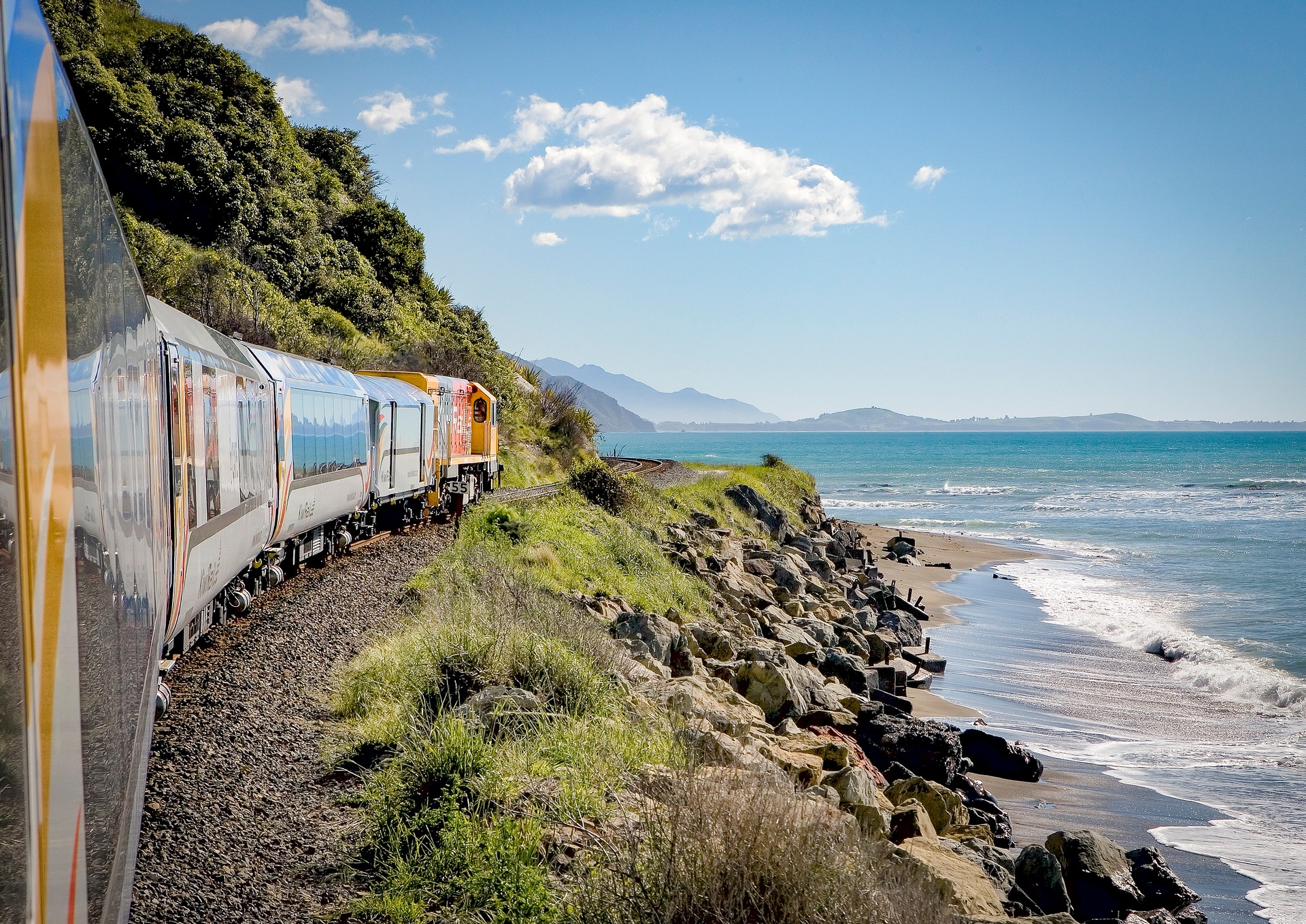 The Scenic Plus experience on the Coastal Pacific is a unique way to see New Zealand without the trouble of driving or finding places to eat. Photo / Supplied