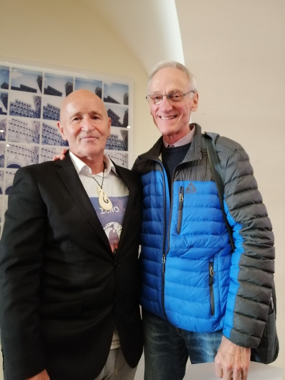 Dr Murray Heasley with Phil Saviano, a clergy abuse survivor who died on Sunday. Saviano inspired wide-ranging Boston investigations and, indirectly, the movie 