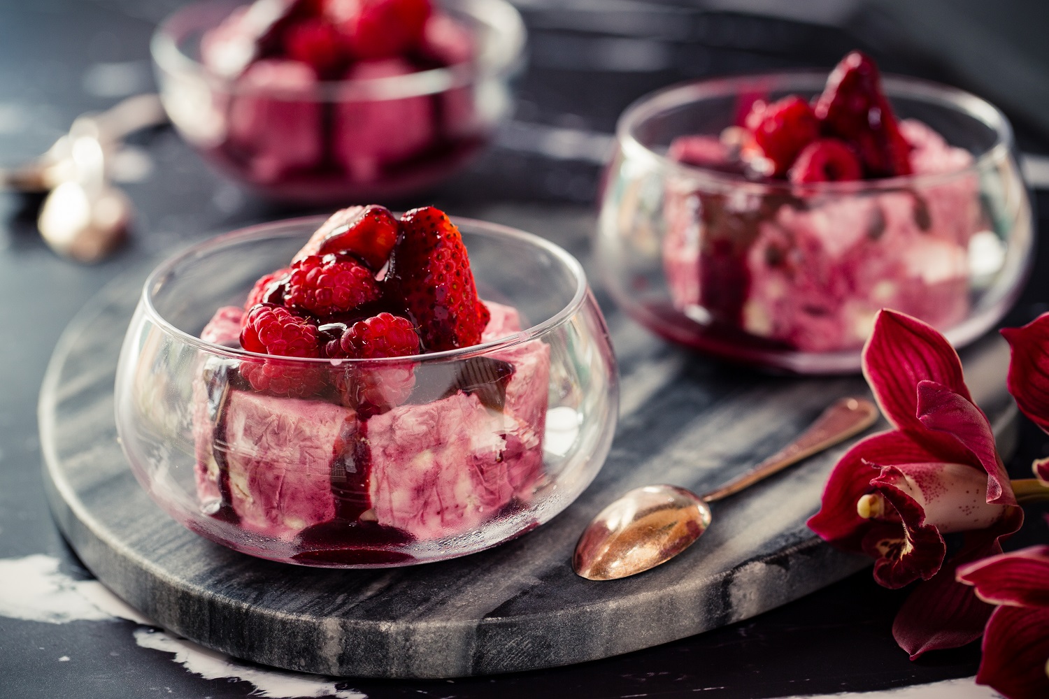 Store-bought meringues add to the ease of creating this simple dessert. Photo / Babiche Martins